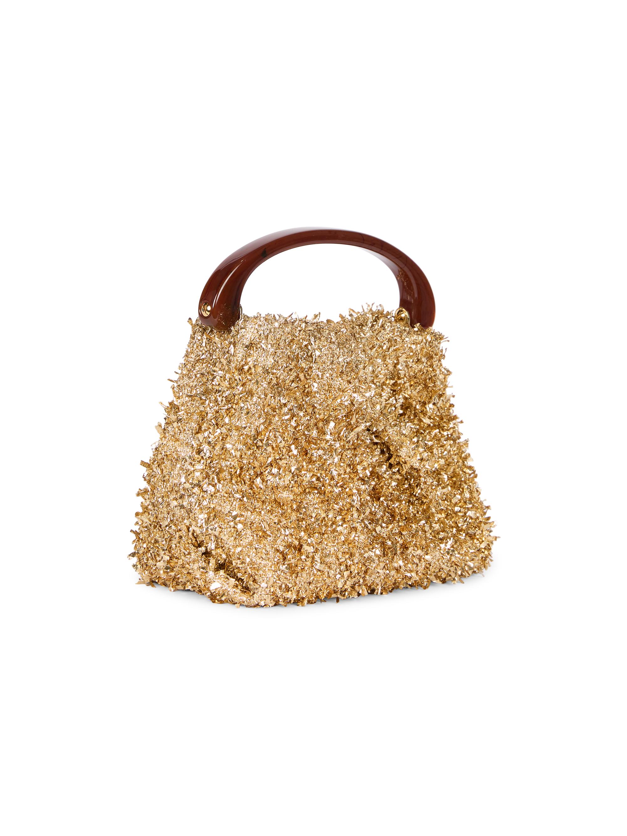 Dries Van Noten Crisp Metallic Crossbody Bag | Saks Fifth Avenue