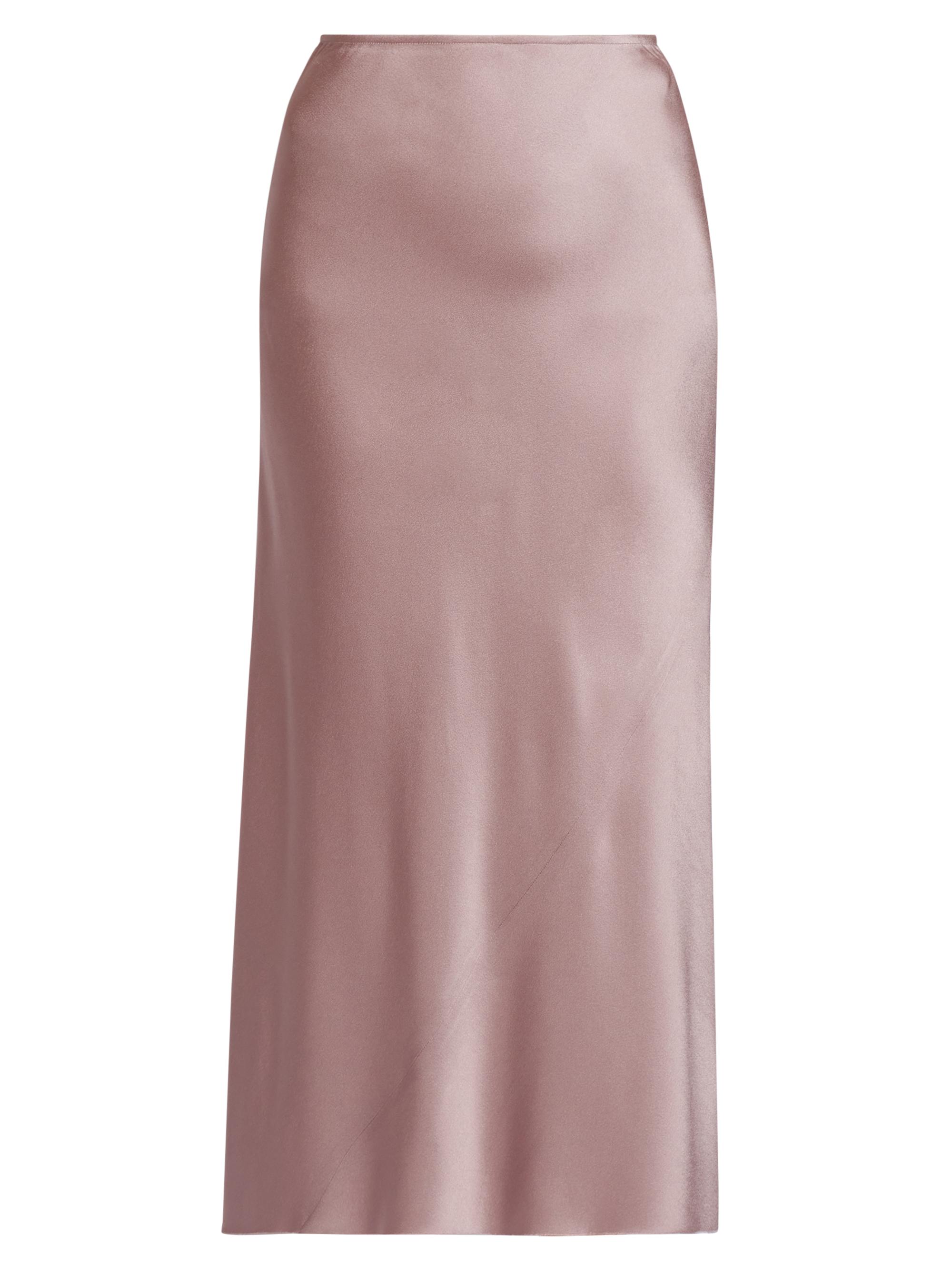 Dries Van Noten Women's Sati Satin Bias-Cut Midi-Skirt - Light Pink