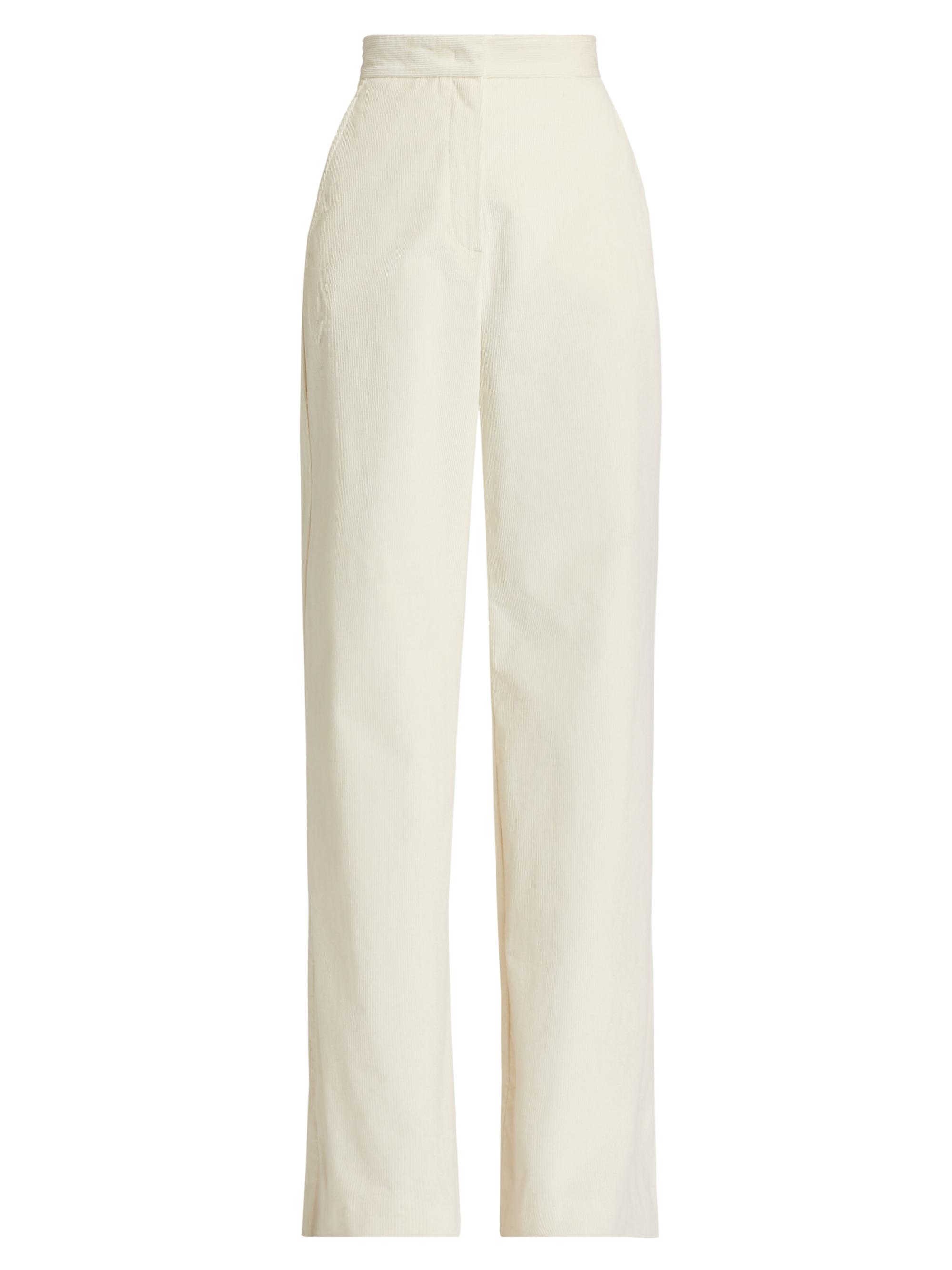 Max Mara Women's Tritone High-Rise Straight-Leg Pants - Silk