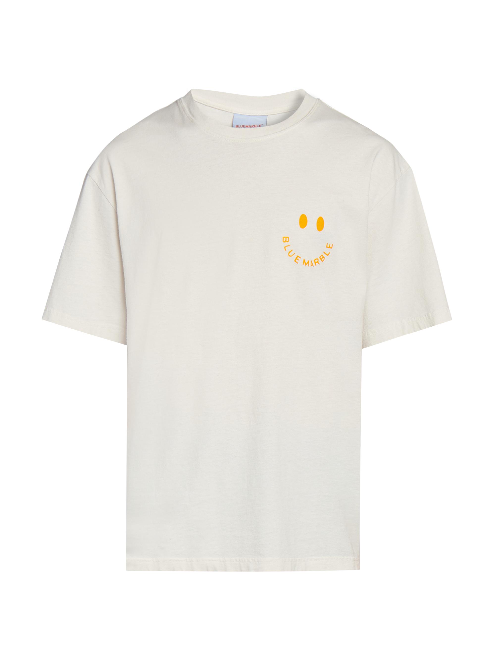 Bluemarble Men's Power Of Love Cotton T-Shirt - Dune White