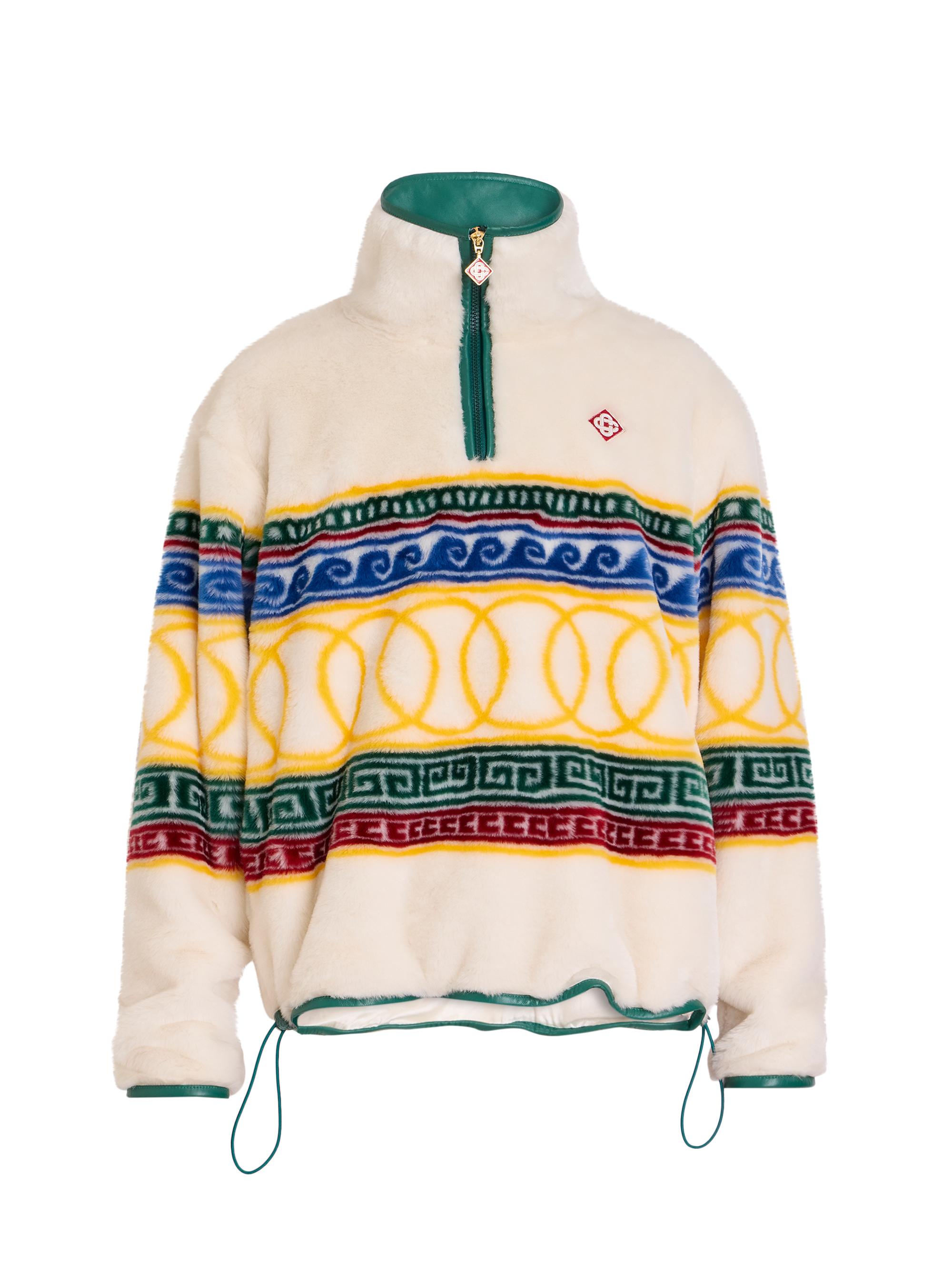 Casablanca Men's Venus As A Boy Jacquard Faux Fur Jacket - Les Anneaux