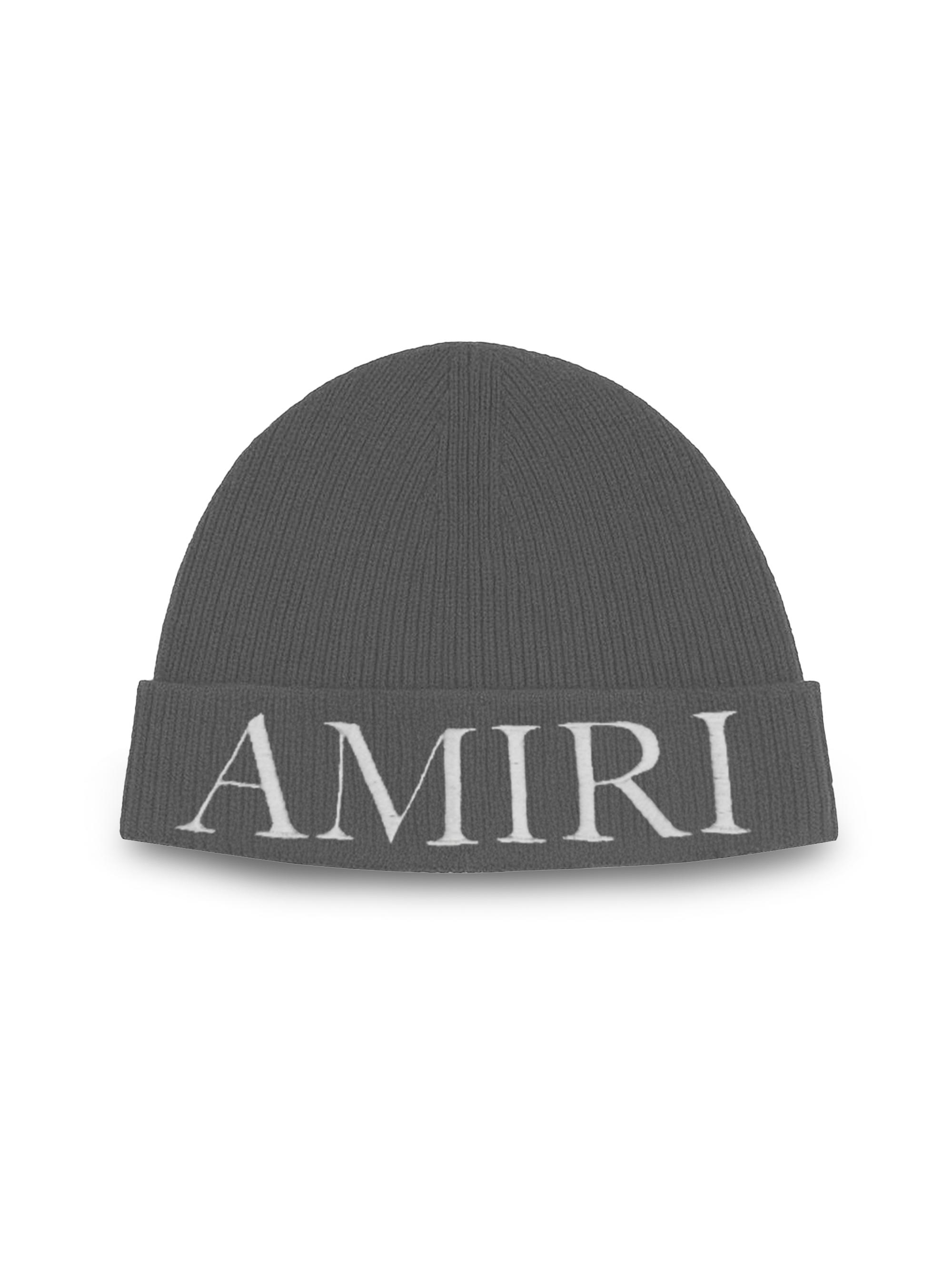 Amiri Men's Logo Wool Beanie - Stone