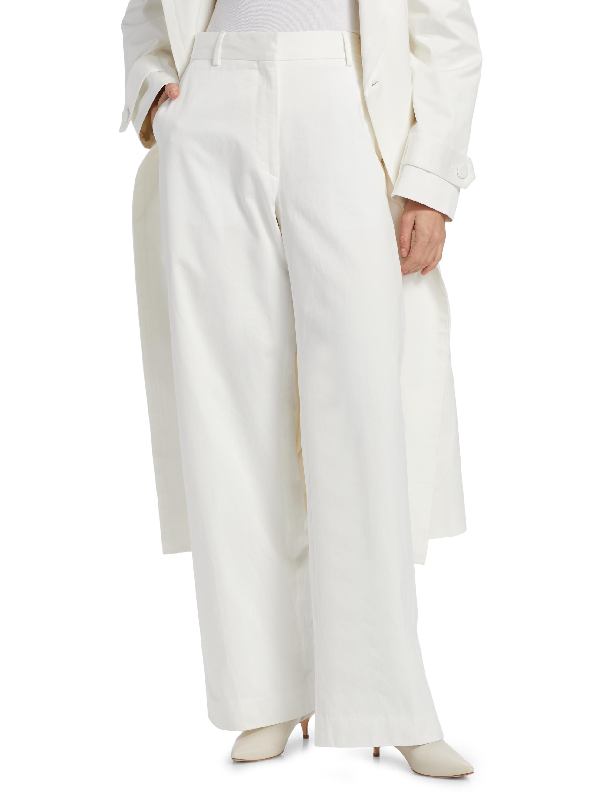 Dries Van Noten Paxy Cotton Straight-Leg Pants | Saks Fifth Avenue