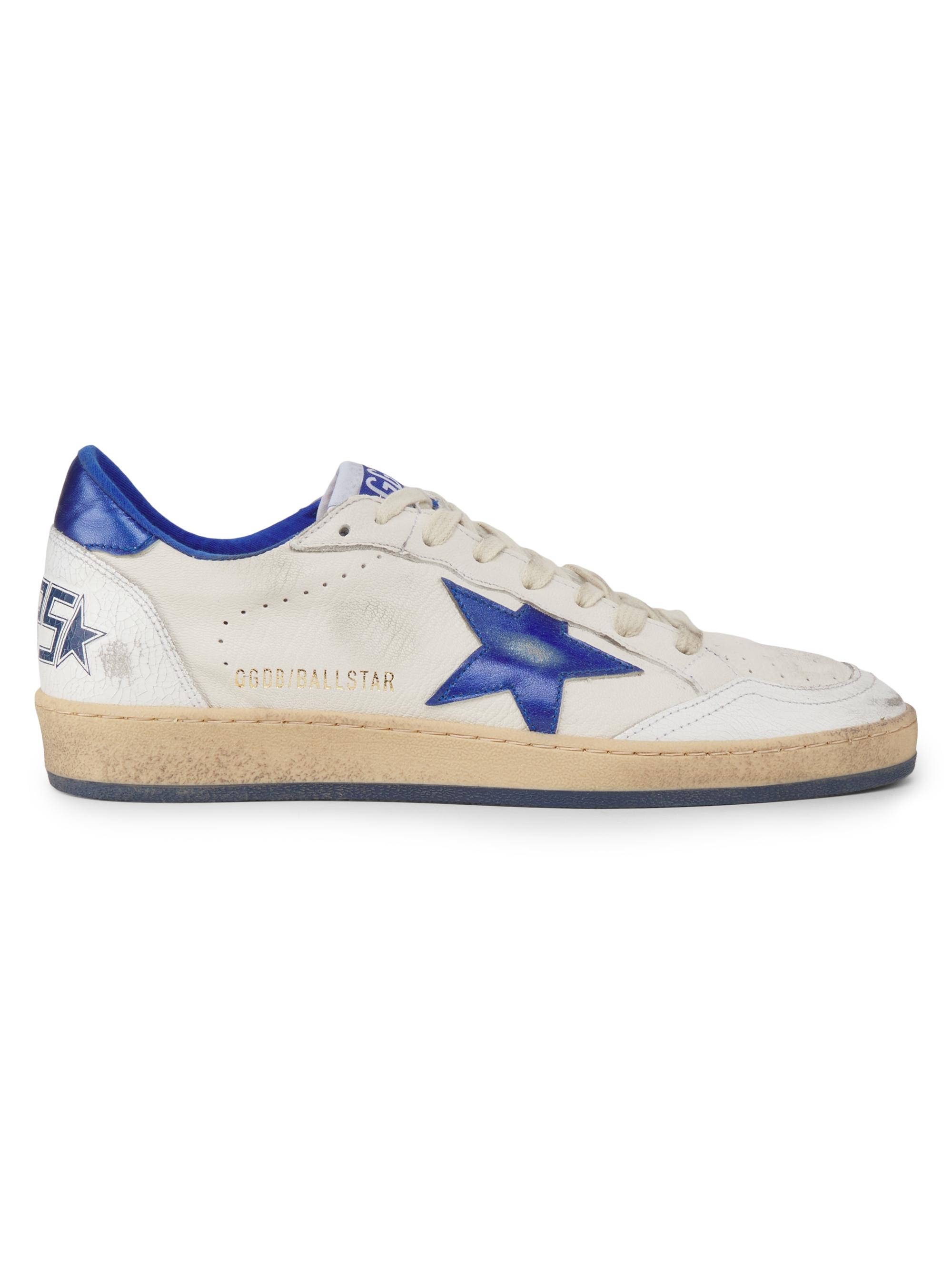 Golden Goose Men's Leather Sneakers - White Bluette