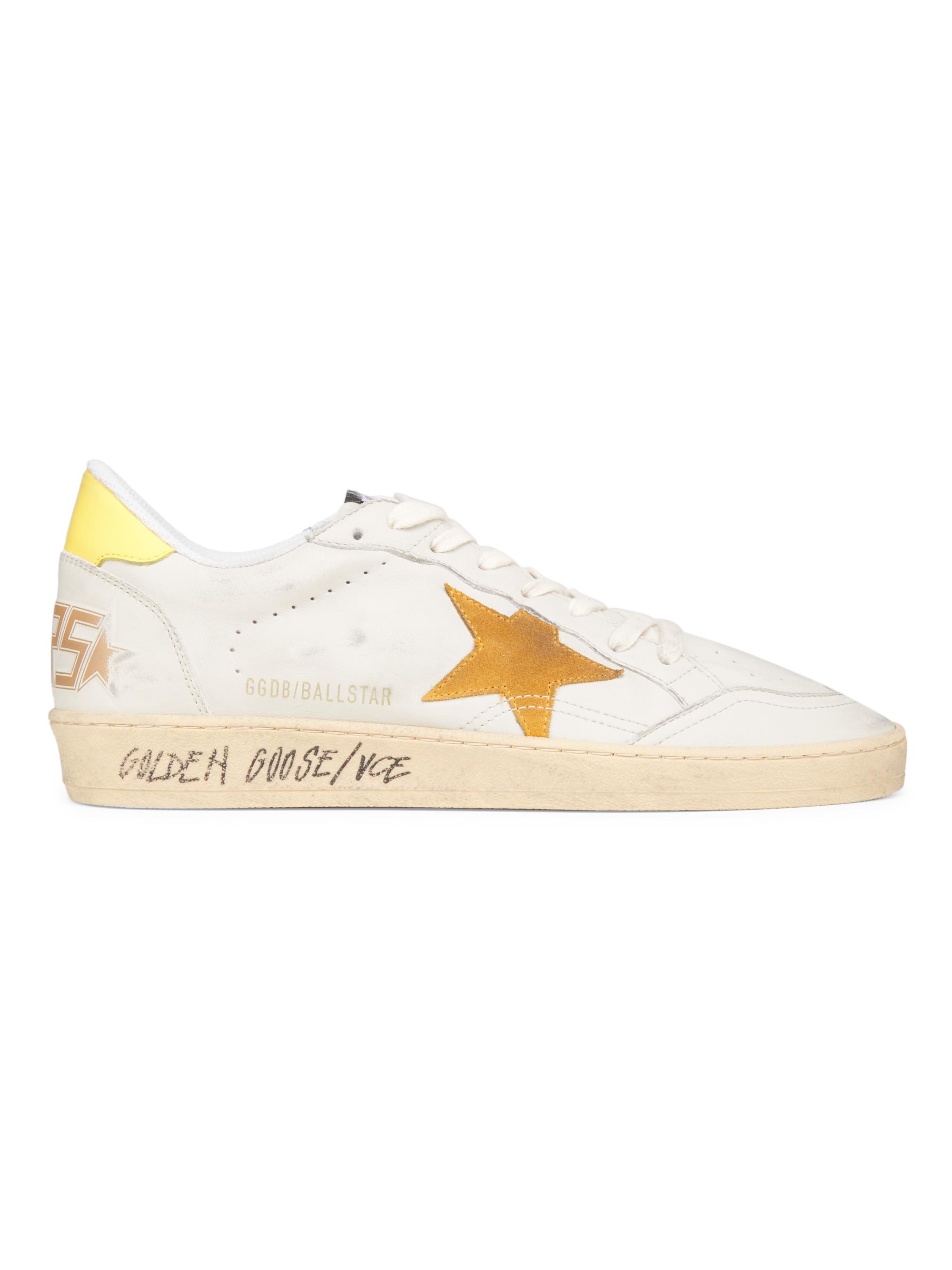 Golden Goose Ballstar Lizard-Print Leather Sneakers | Saks Fifth