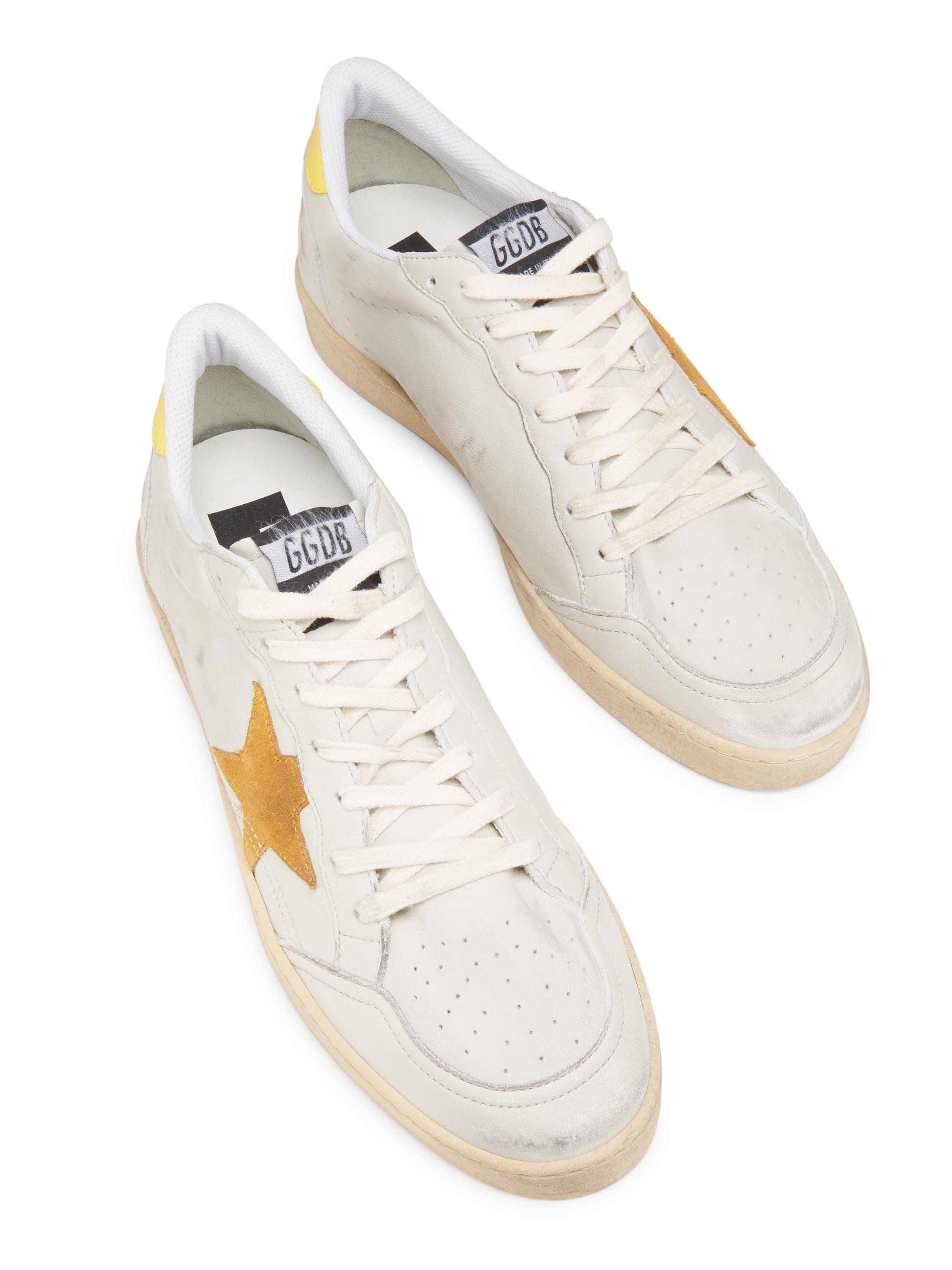 Golden Goose Ball Star Leather Suede Sneakers Saks Fifth Avenue
