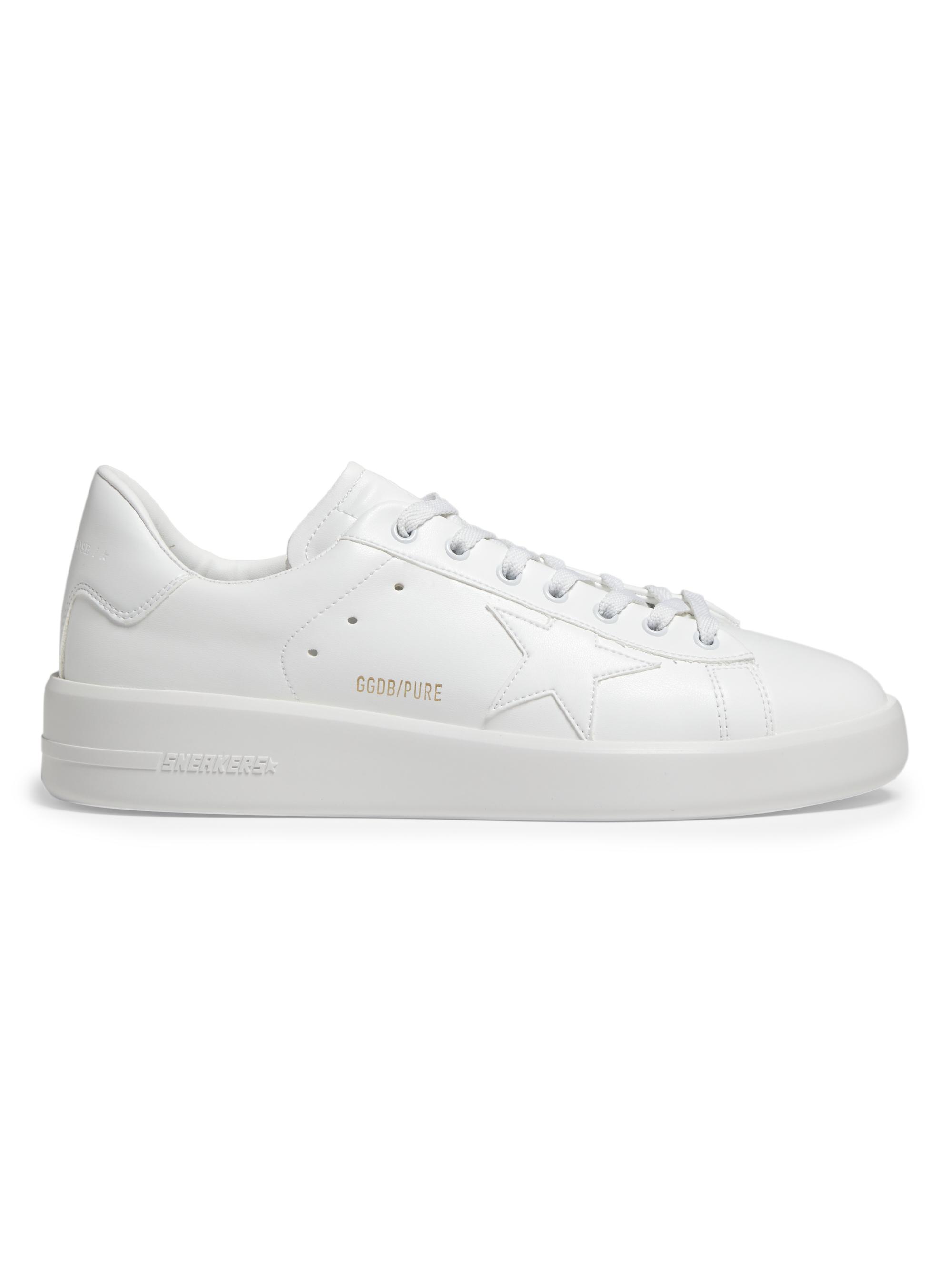 Golden Goose Men's Pure Star Low-Top Sneakers - Optic White