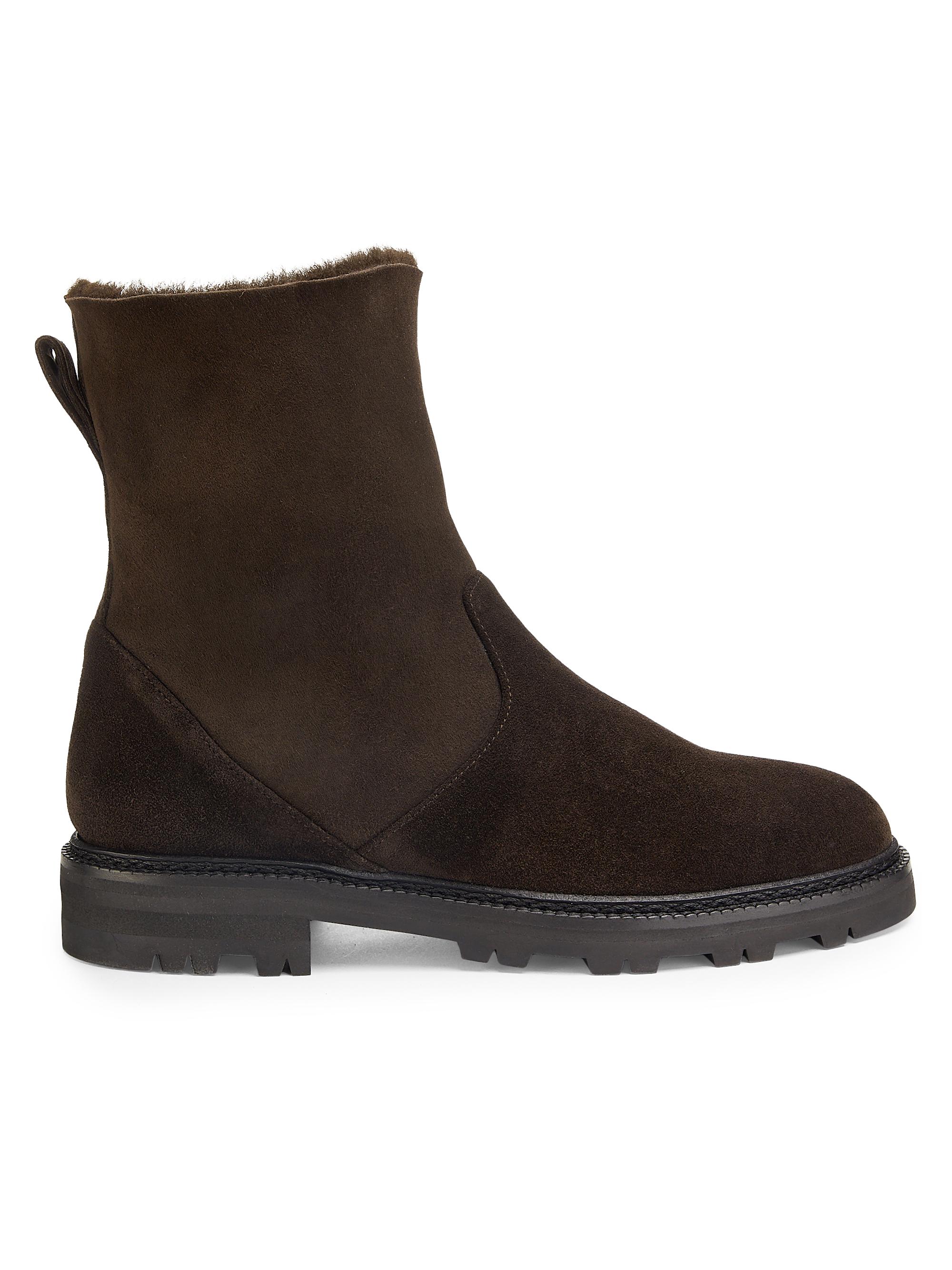 Manolo Blahnik Women's Tomosa Suede Boots - Dark Brown