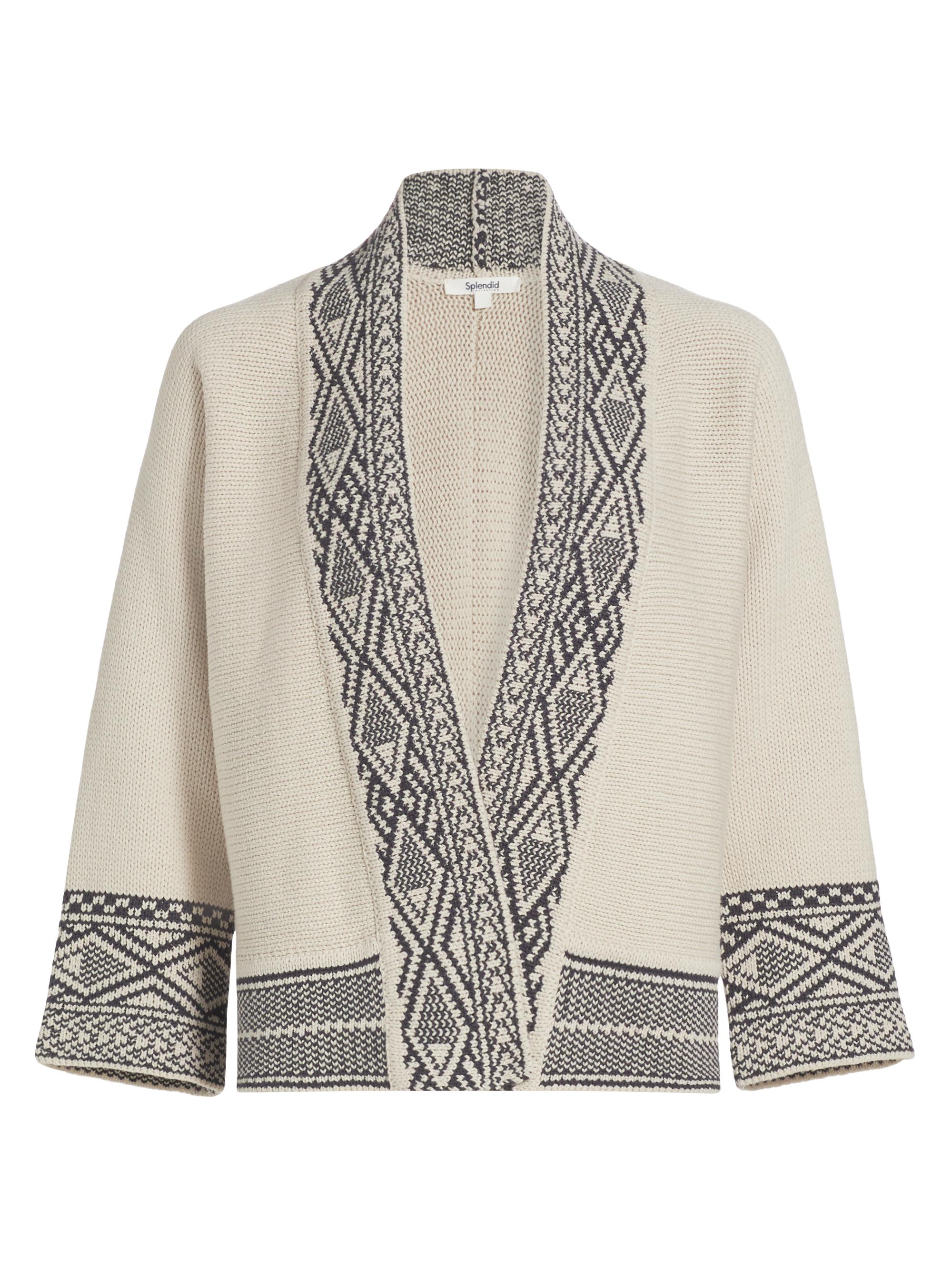 Splendid Women's Kenny Jacquard Cotton-Blend Cardigan - White Sand