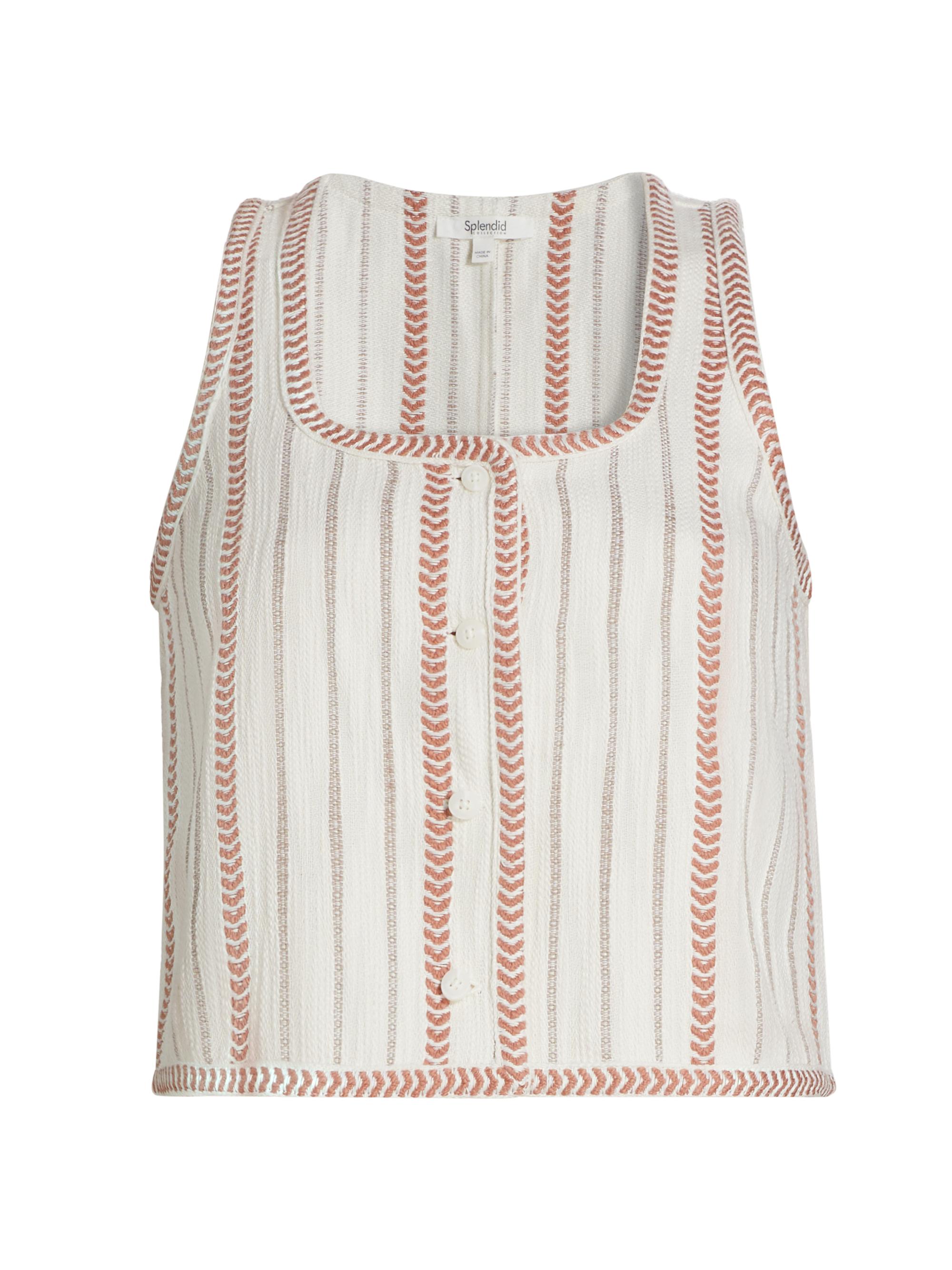 Splendid Women's Chevron-Striped Tank - Vista Stripe