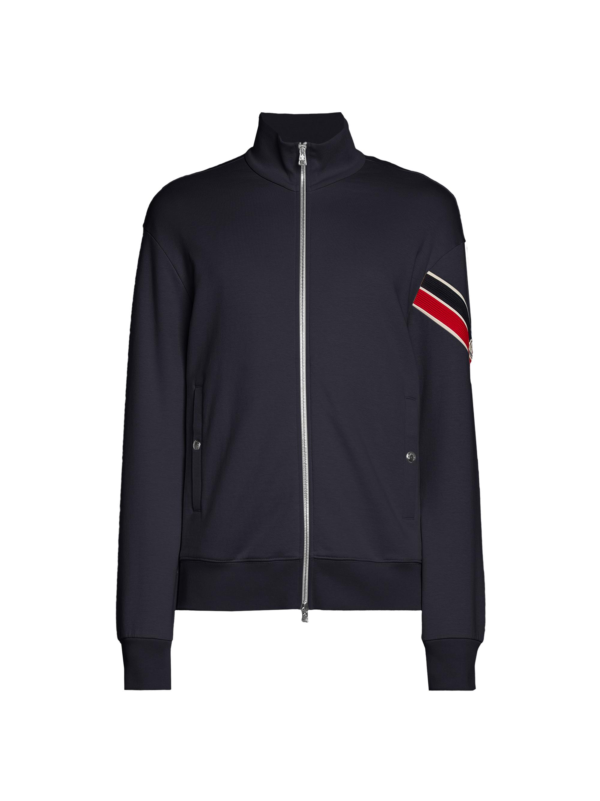 Moncler Men's Zip-Up Sweatshirt - Night Blue