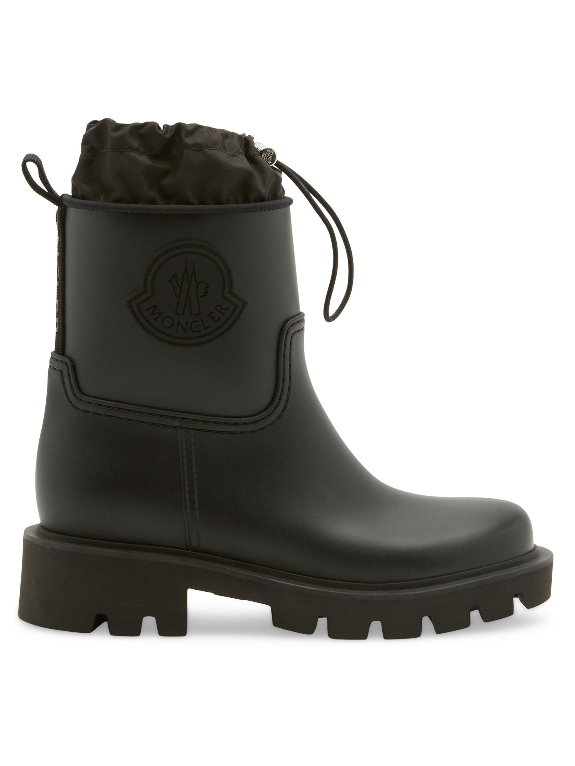 Moncler Women's Kickstream Low Rain Boots - Off White