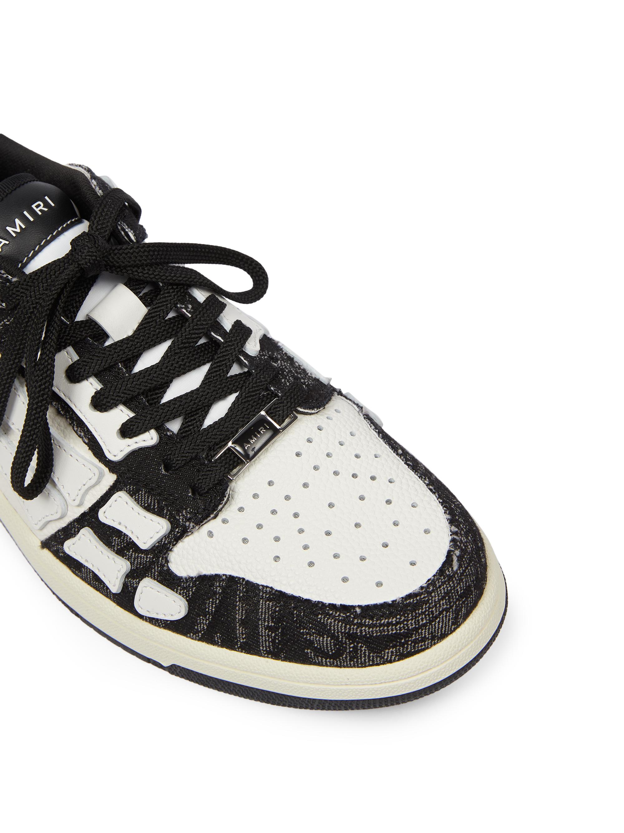 靴 asami Amiri Bandana Denim Skel Top Low Sneakers | Saks Fifth Avenue