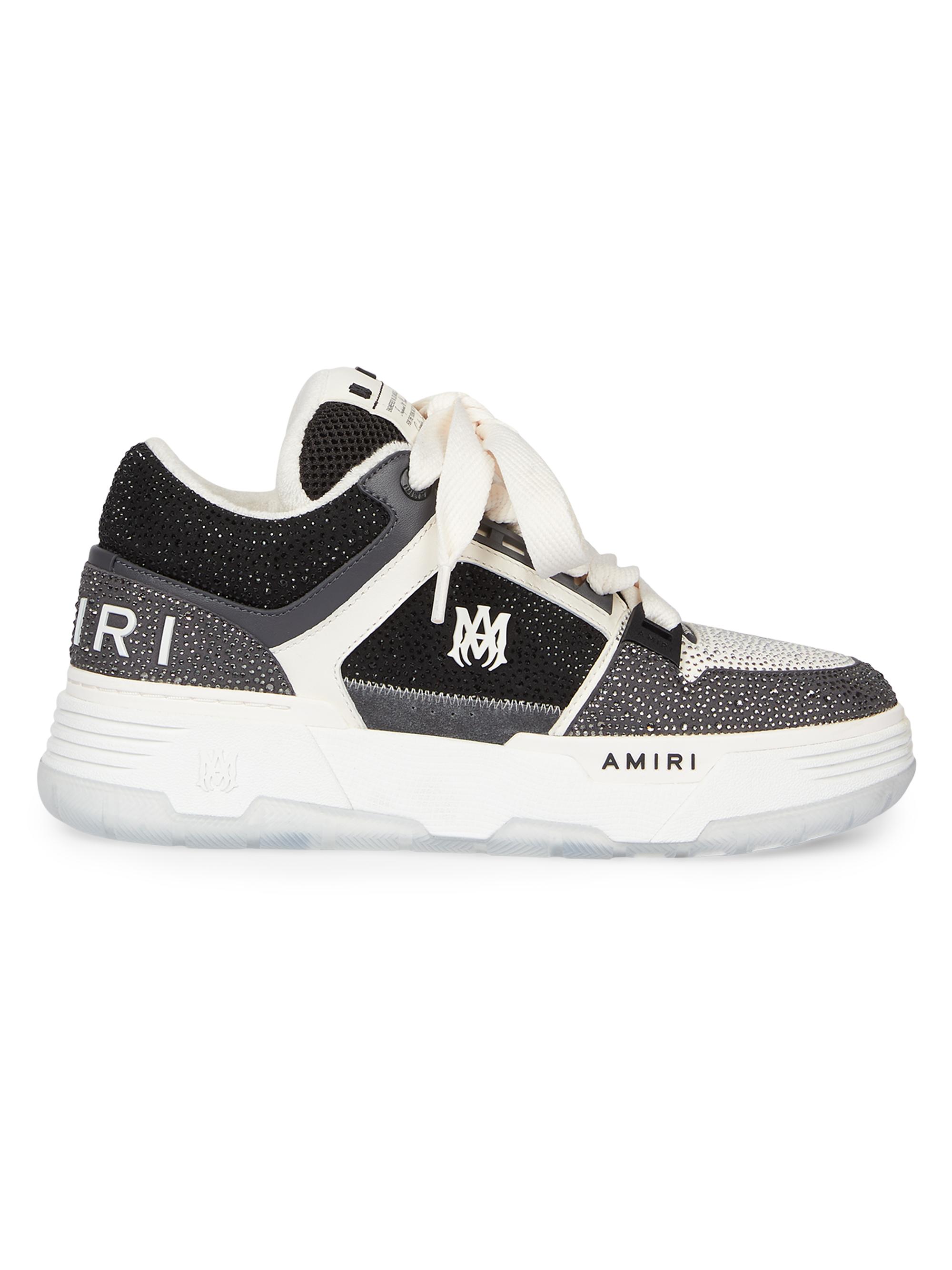 Amiri Men's MA-1 Crystal-Embellished Low-Top Sneakers - Black
