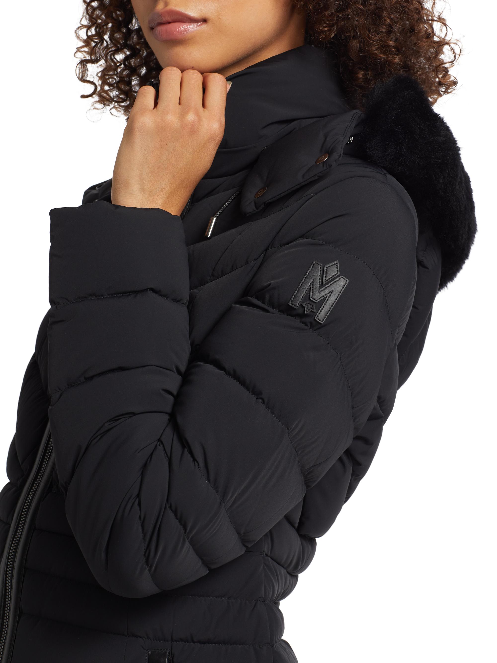 Mackage Patsy Agile 360 Down Jacket With Removable Shearling Hood