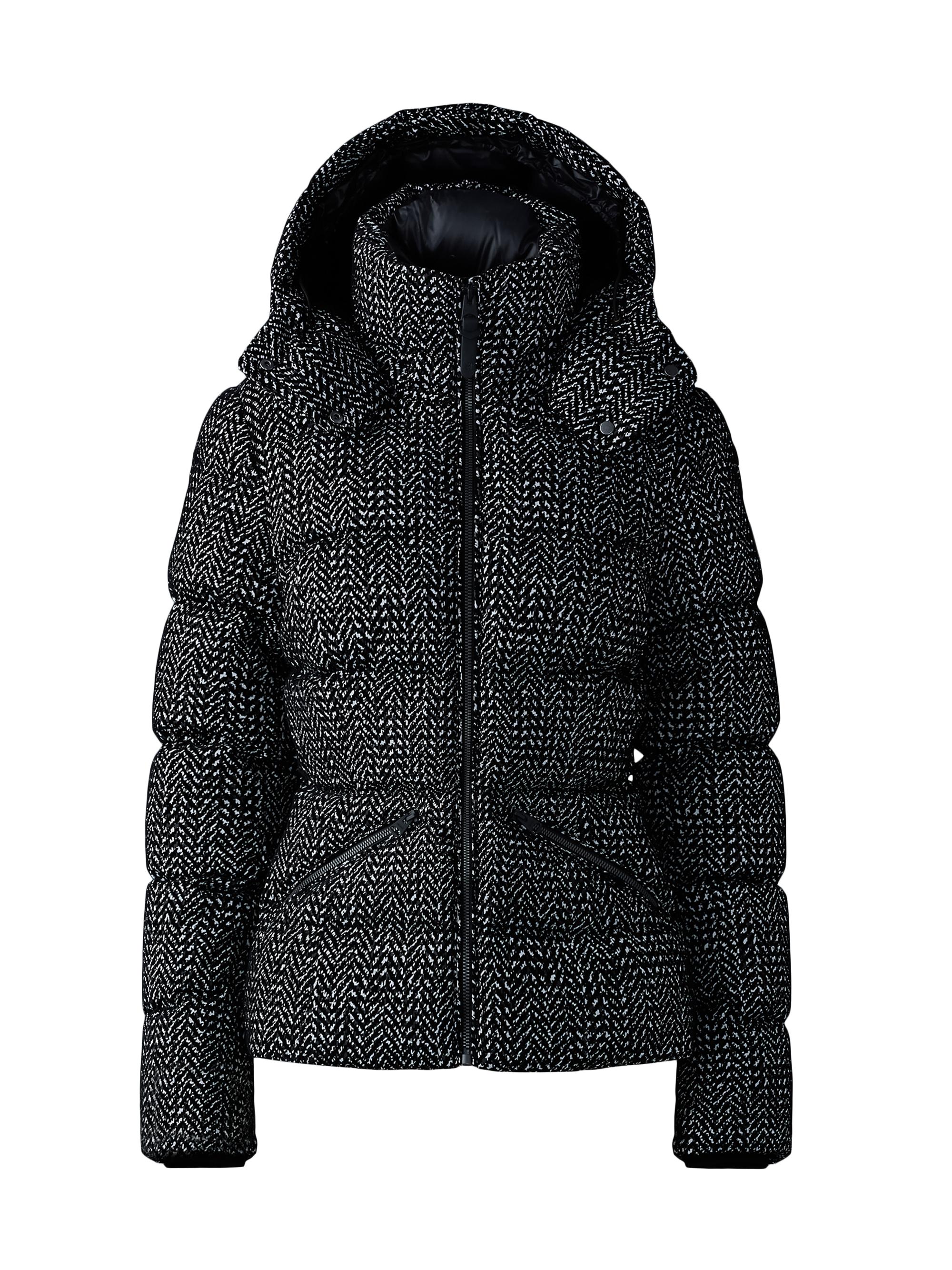 Mackage Madalyn Flocked Medium Down Jacket | Saks Fifth Avenue