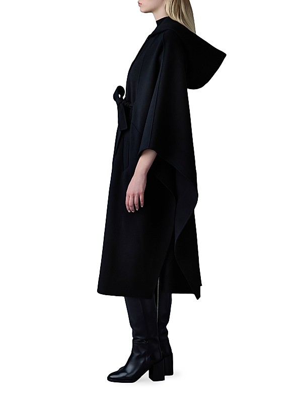 Shop Mackage Kirstyn Double-Face Wool Cape Coat | Saks Fifth Shop Mackage Kirstyn Double-Face Wool Cape Coat | Saks Fifth