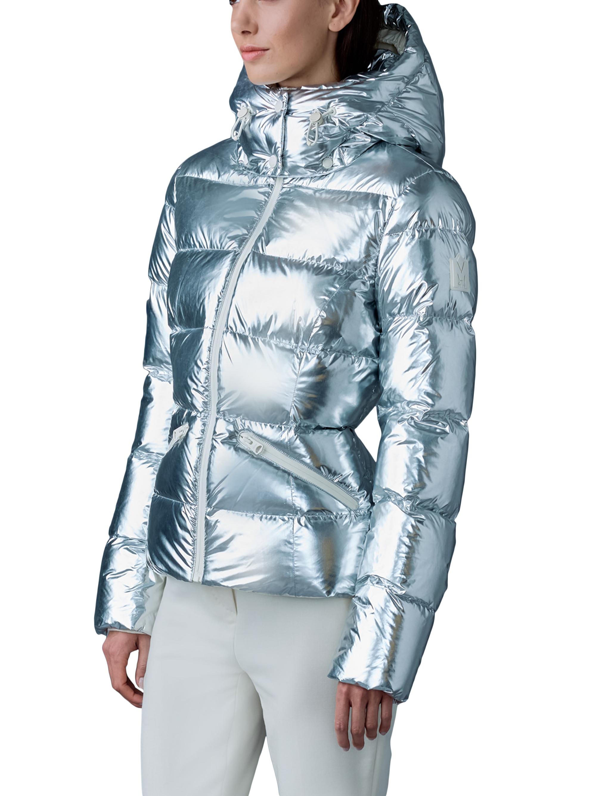Mackage Madalyn Metallic Laminate Down Jacket | Saks Fifth Avenue