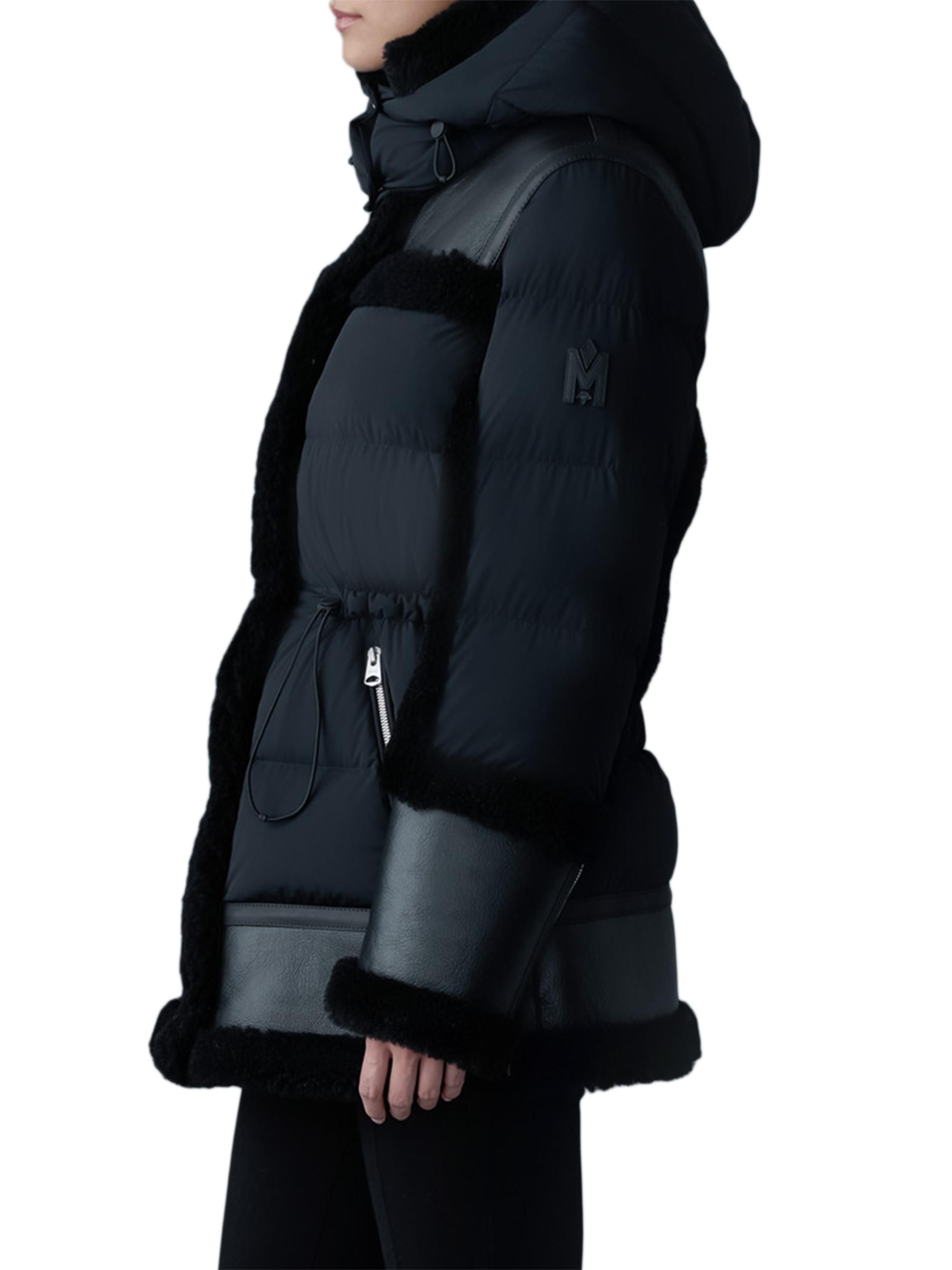 Mackage Lilibeth Mixed-Media Shearling Down Parka | Saks