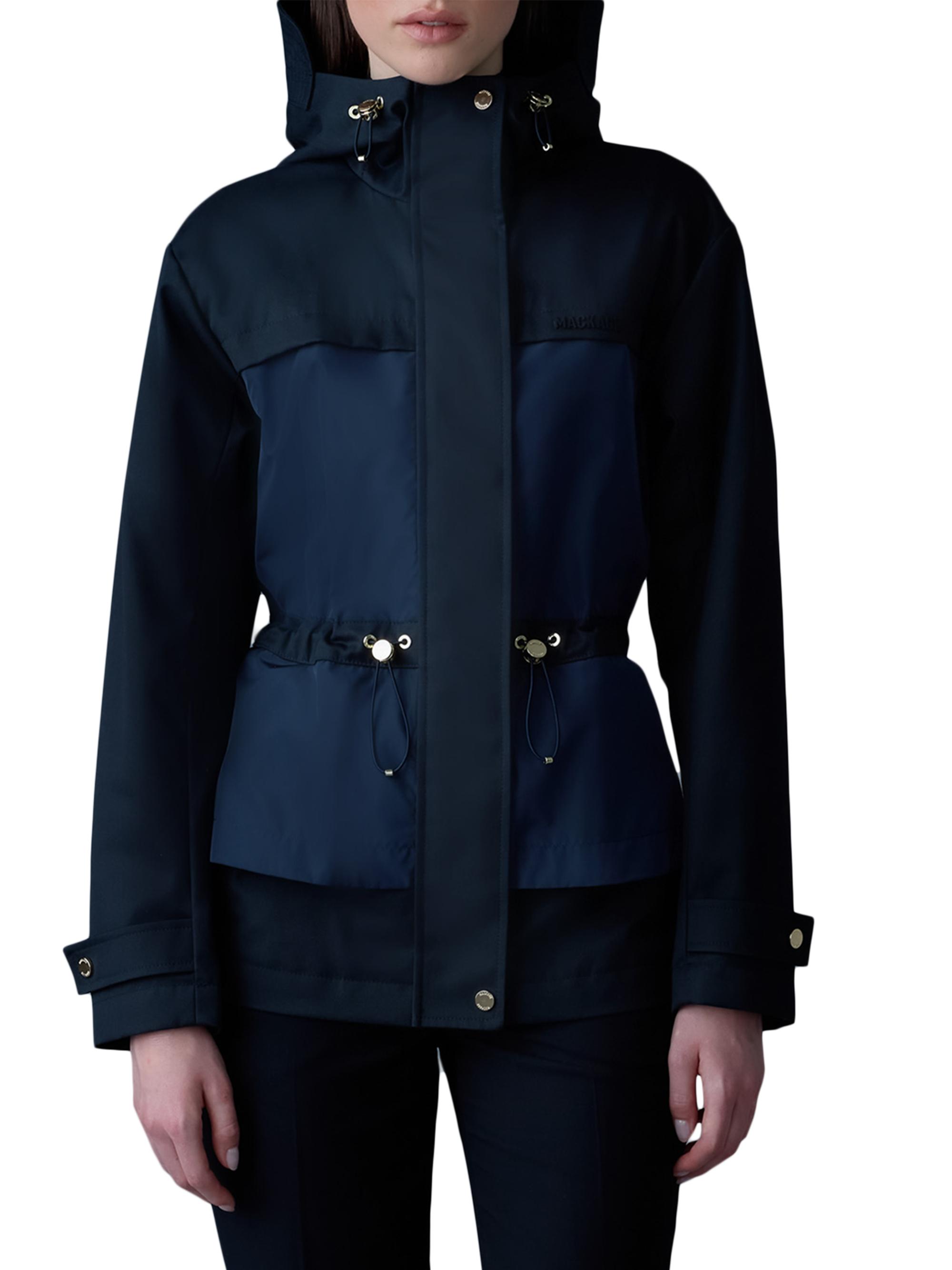 Mackage Kaori Peplum Hybrid Rain Jacket | Saks Fifth Avenue