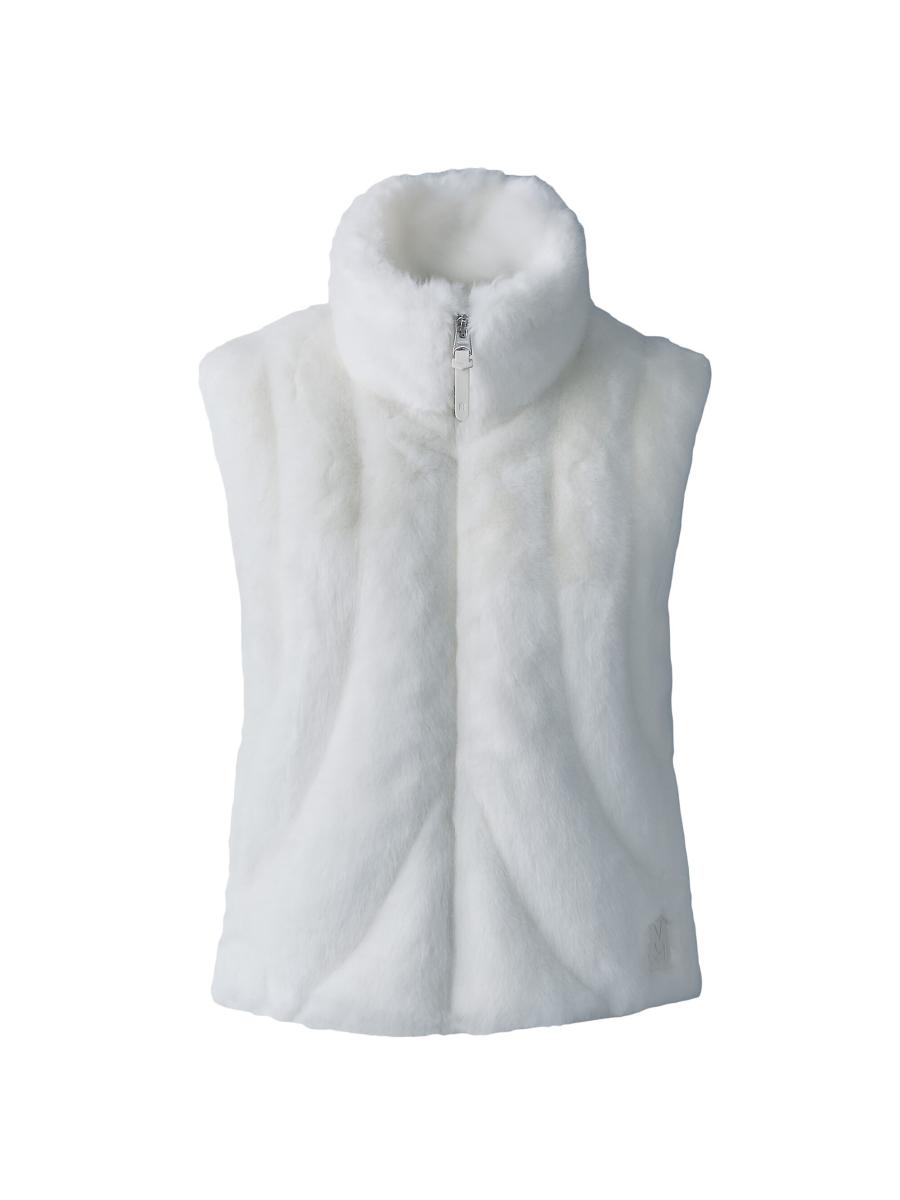 ふわふわ♡【Mackage】GINNY 起毛フェイクファーベスト Mackage Ginny Brushed Faux-Fur Vest | Saks Fifth Avenue