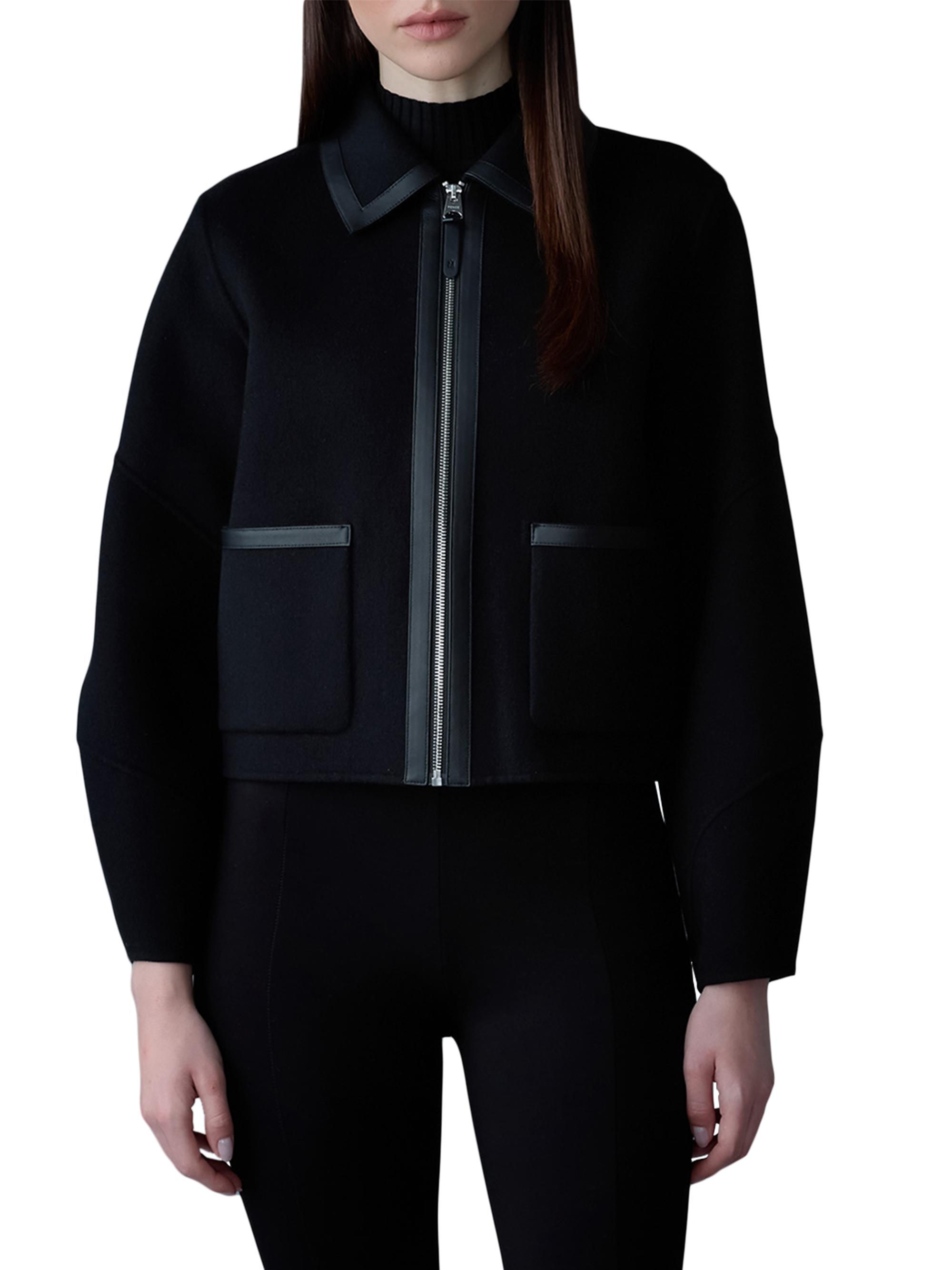 Mackage Solana Wool Balloon-Sleeve Jacket | Saks Fifth Avenue