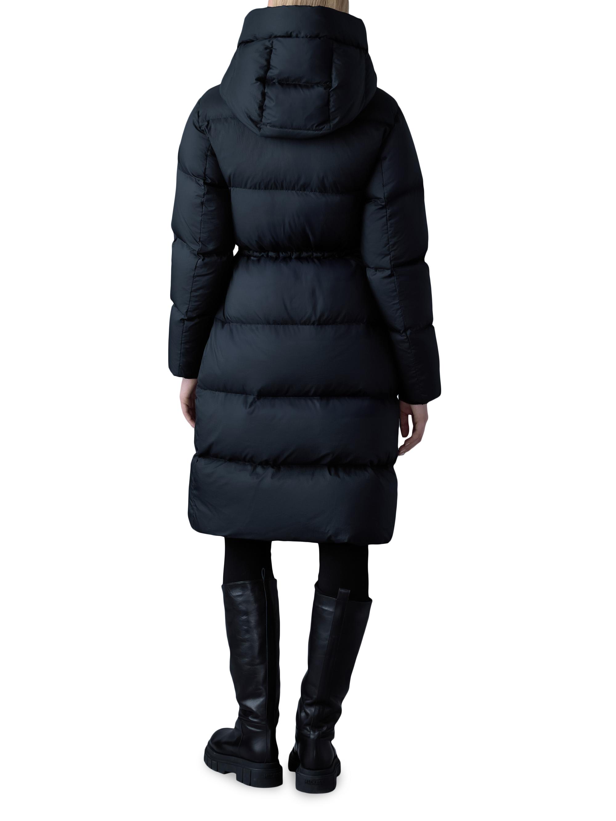 Ishani Mackage Black Down Coat Mackage Ishani Softwash Long Down