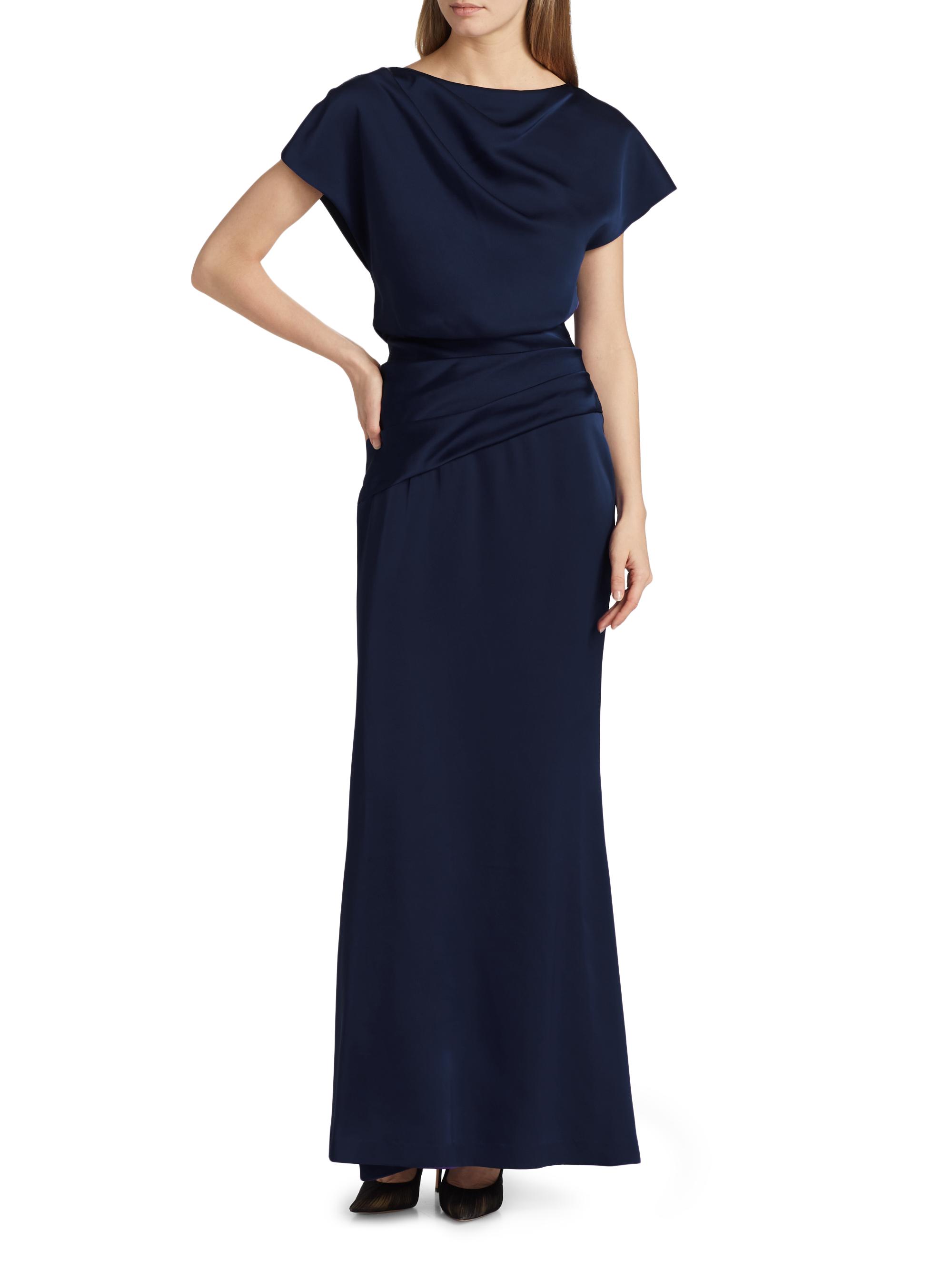 Halston Lissandra Satin Gown | Saks Fifth Avenue