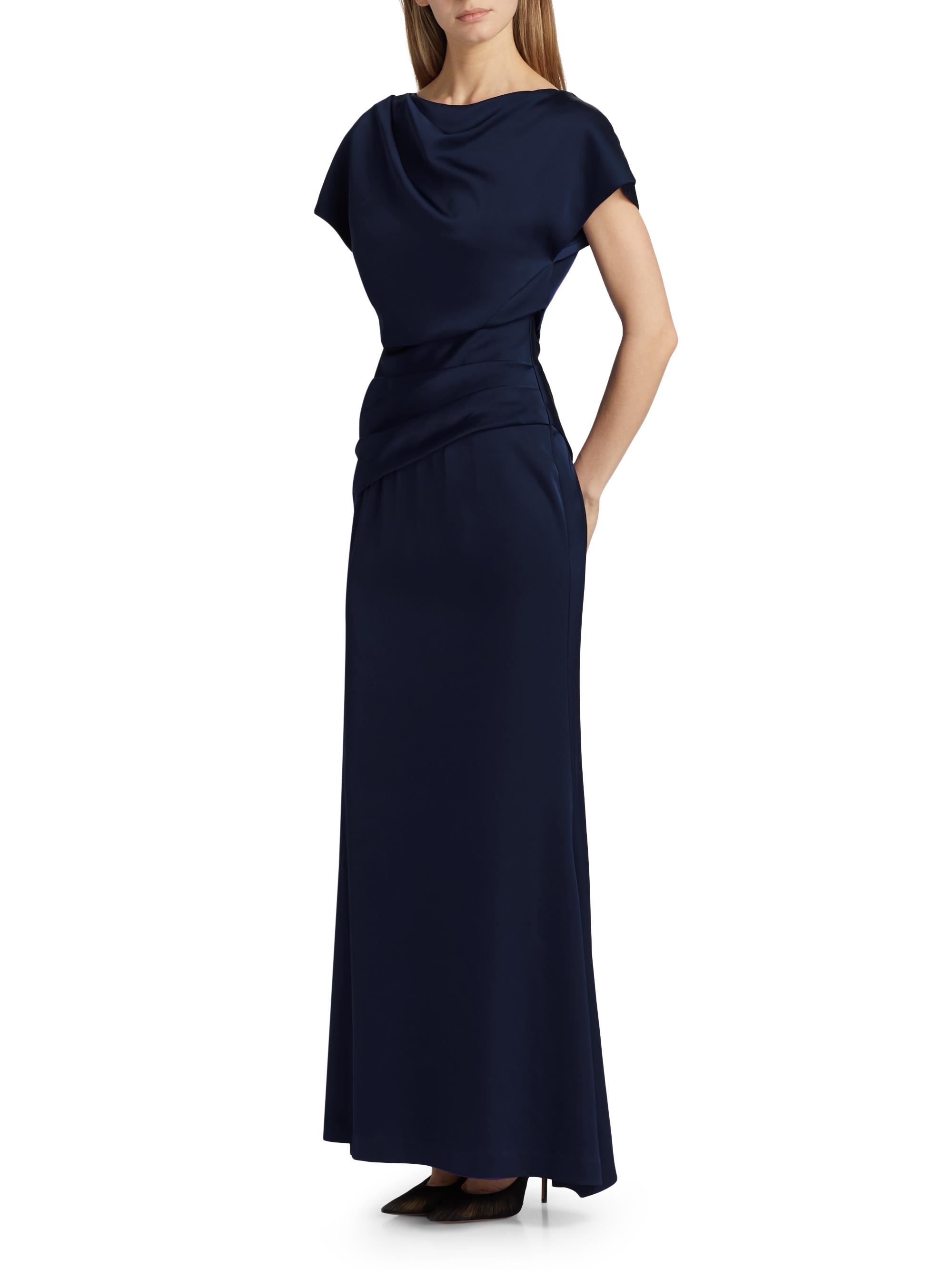 Halston Lissandra Satin Gown | Saks Fifth Avenue