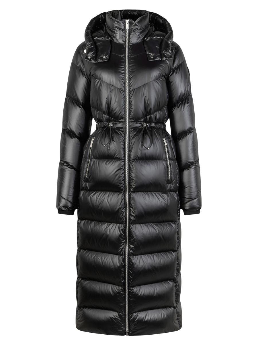 Moose Knuckles Women's Belle Cote Long Puffer Parka In Black