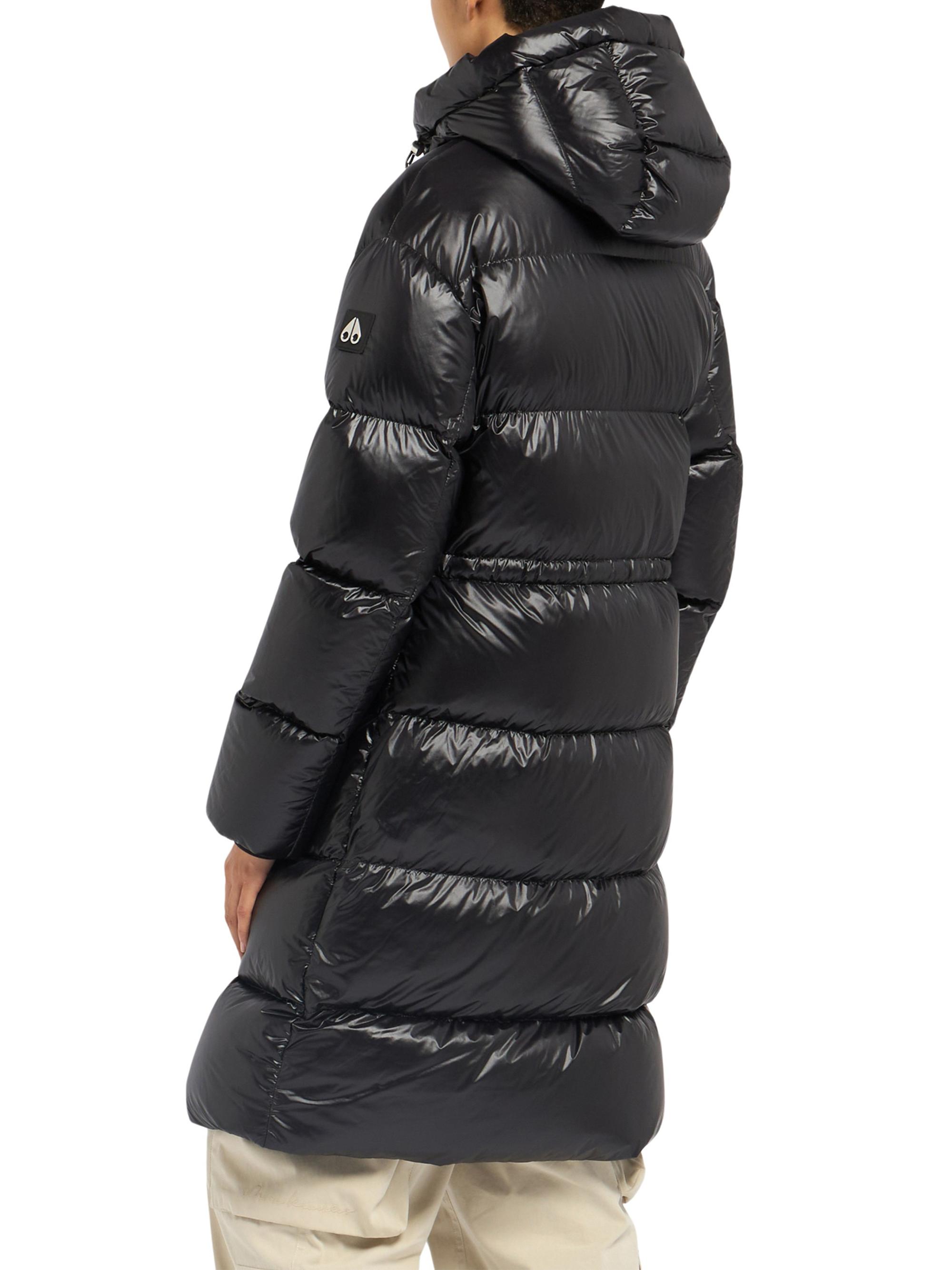 Guess Black Puffer Jacket Mens Moose Knuckles Juniper Down Parka