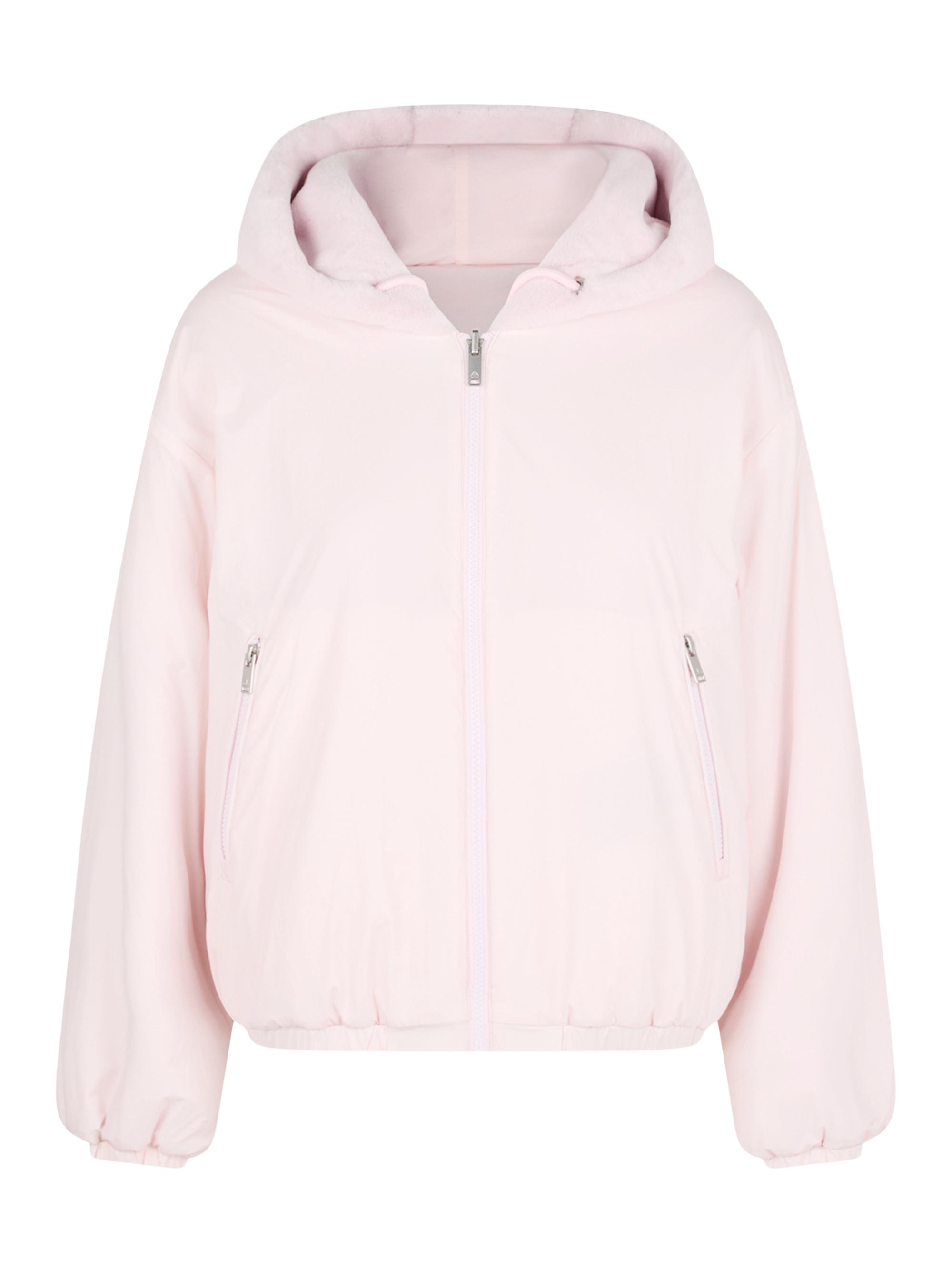 Moose Knuckles Women's Eaton Bunny Faux Fur Reversible Jacket - Heaven