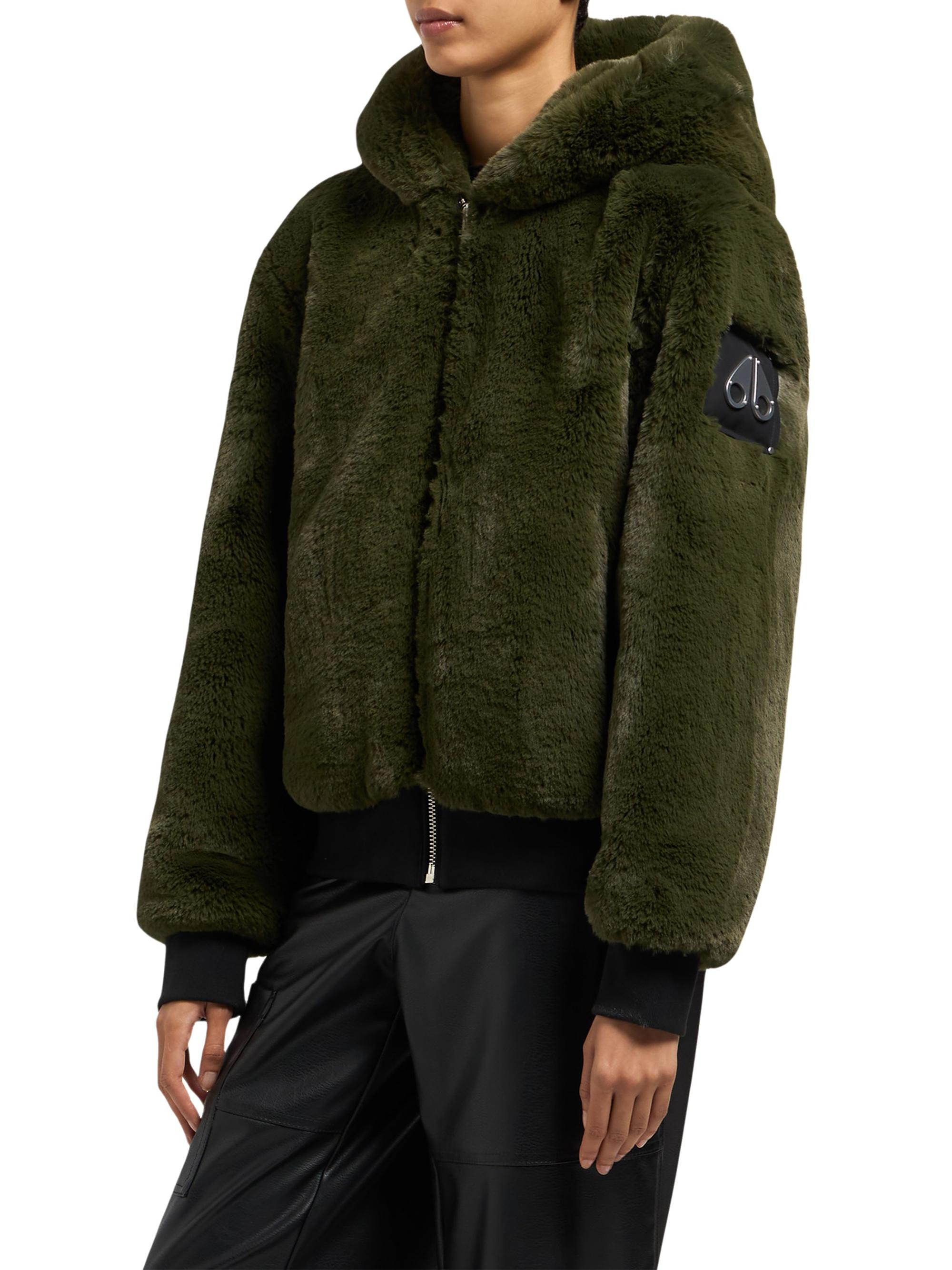 Moose Knuckles Portland Bunny Faux Fur Jacket | Saks Fifth Avenue
