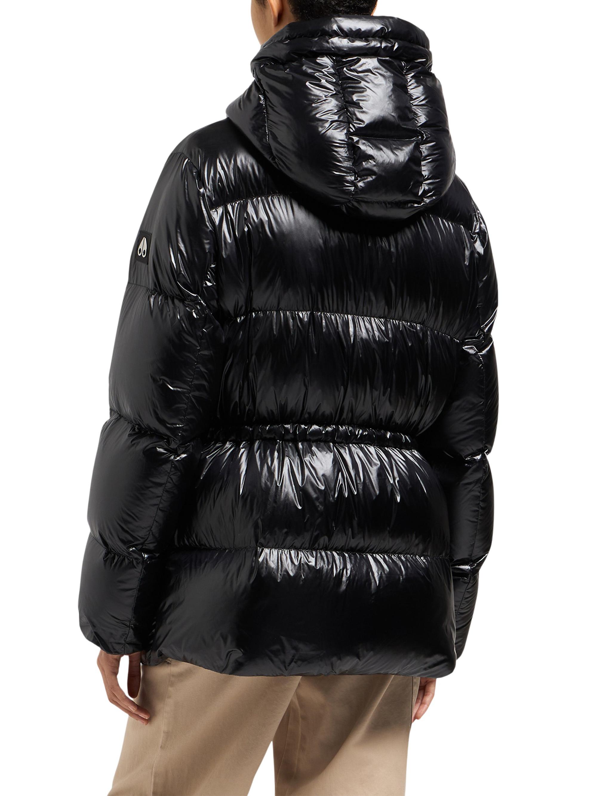 MOOSE KNUCKLE ブラックダウンジャケット Moose Knuckles Whitney Down Puffer Jacket | Saks Fifth Avenue