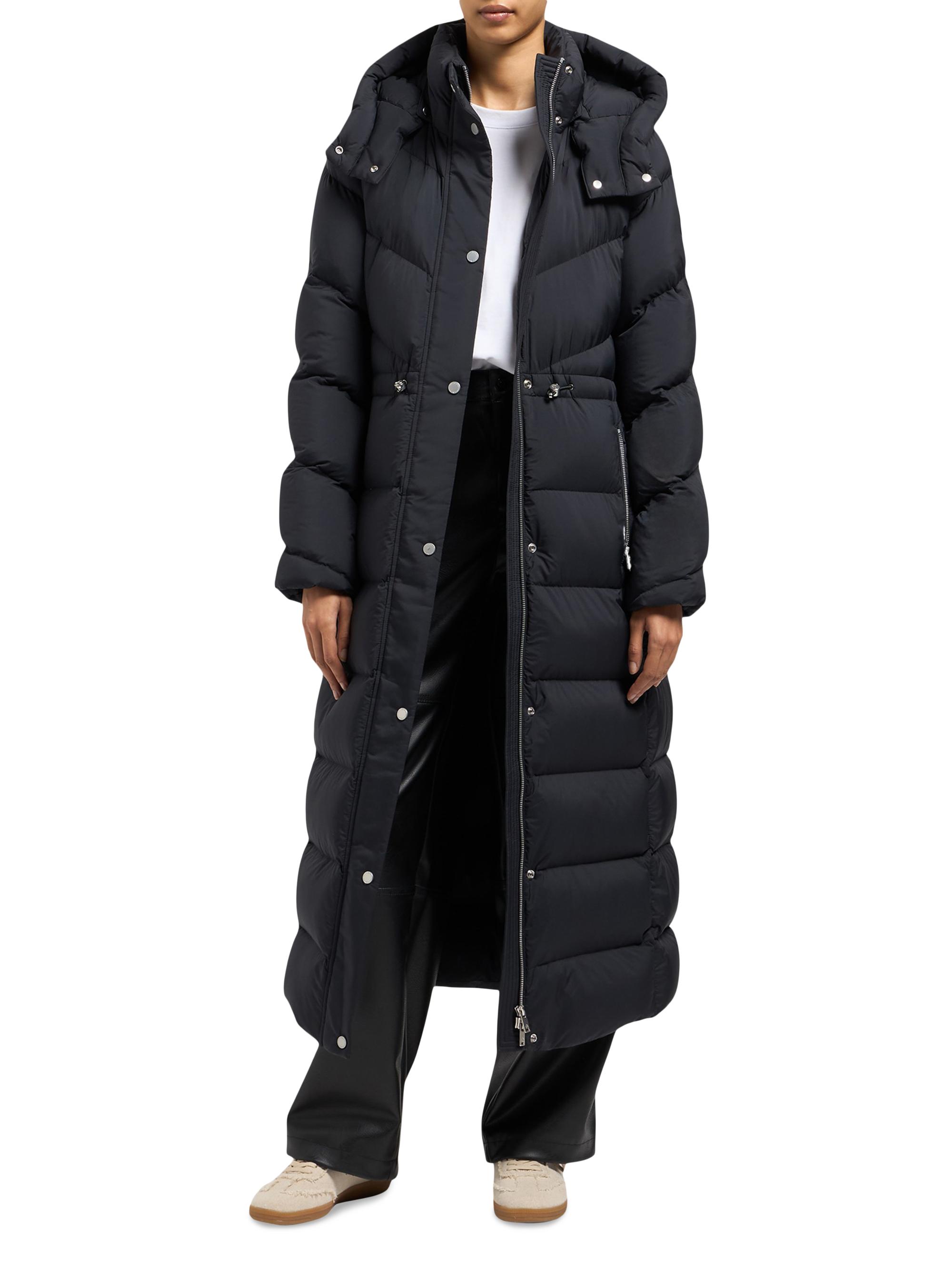 Moose Knuckles Belle Cote Long Down Puffer Coat | Saks Fifth Avenue