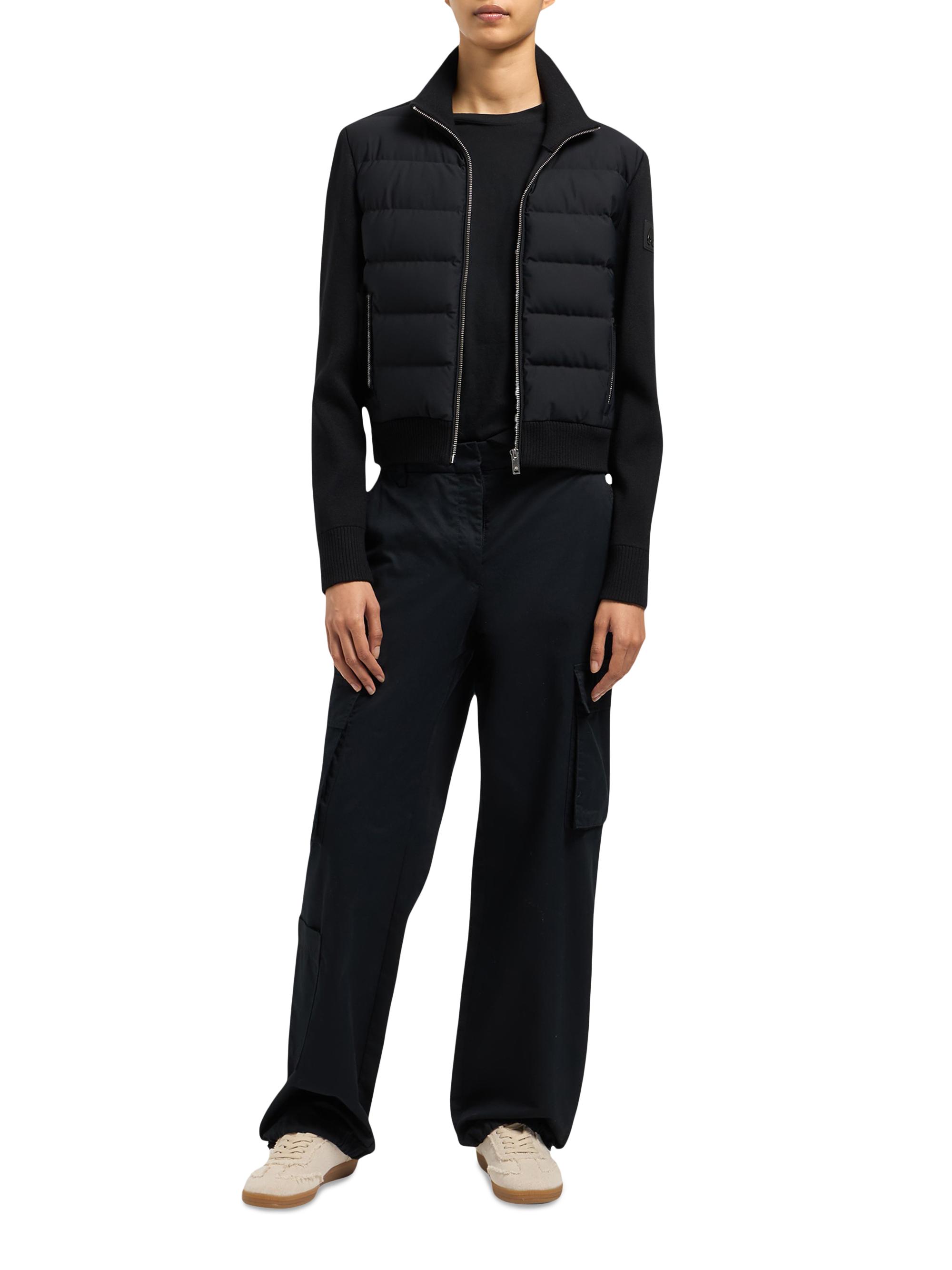 Moose Knuckles Josephine Logo Knit Sweater | Saks Fifth Avenue