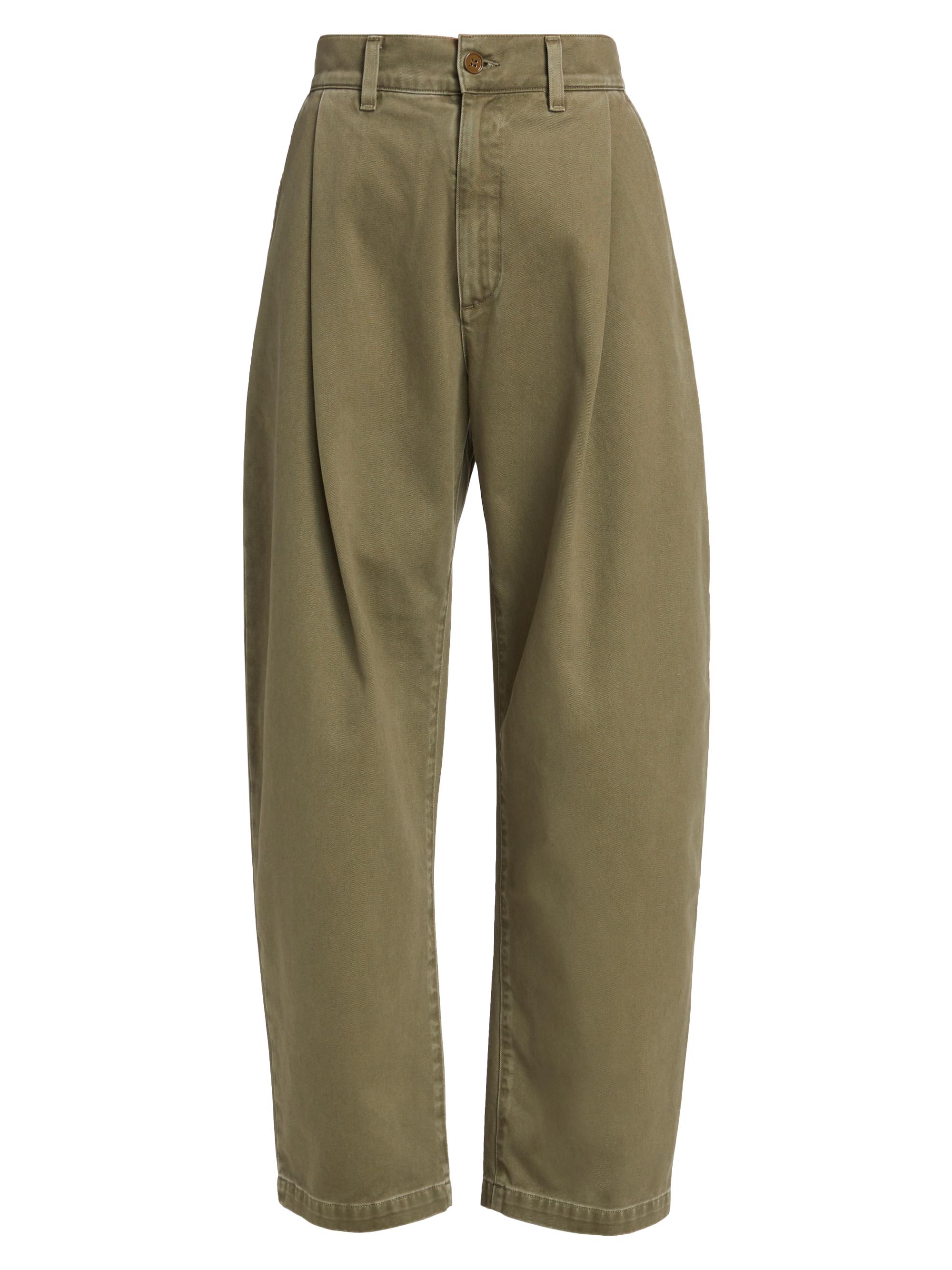 Agolde Women's Danika Chino Pants - Bok Choy Army Green Marble