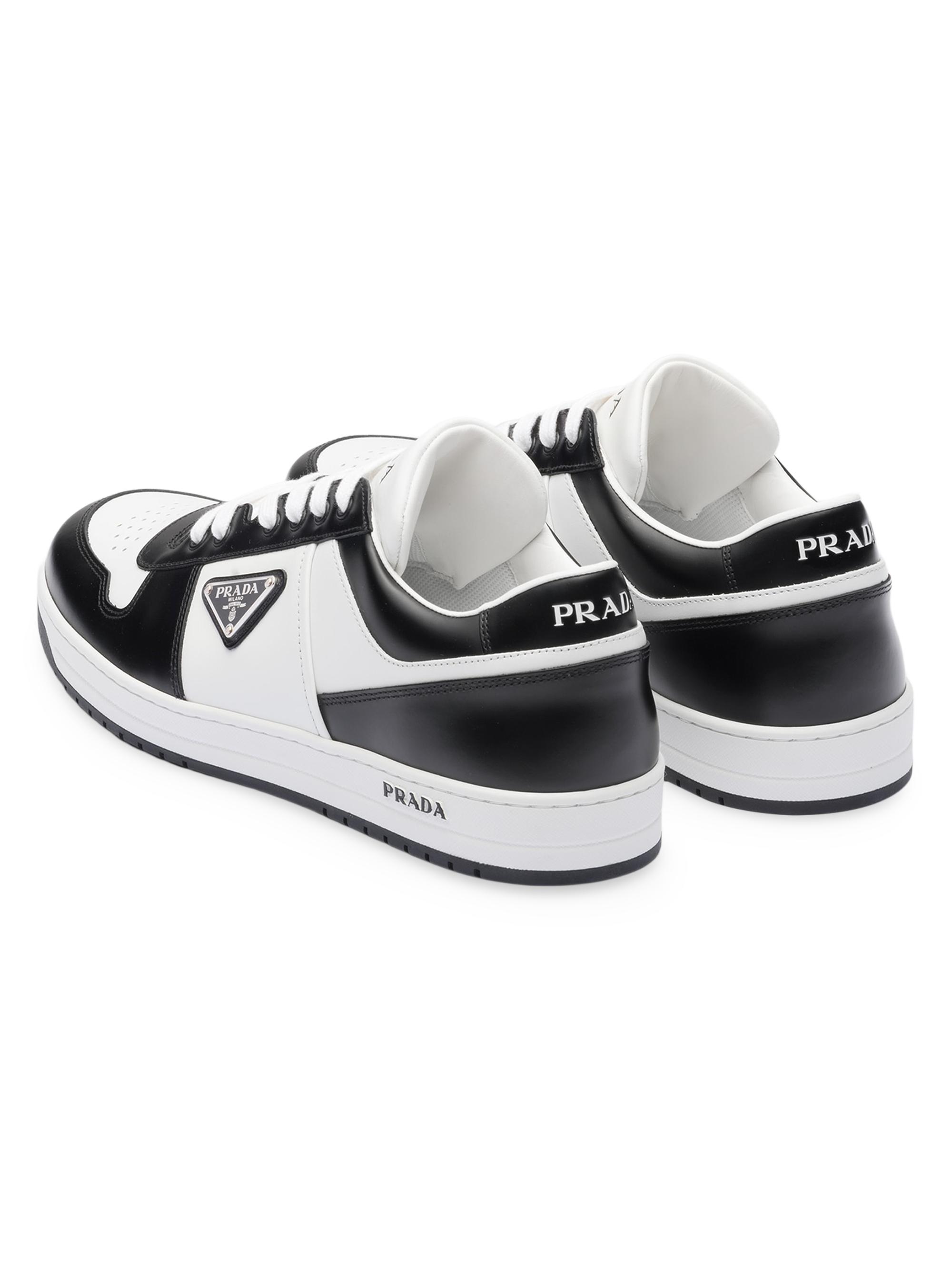 Prada Men's Downtown Leather Sneakers | Saks Fifth Avenue