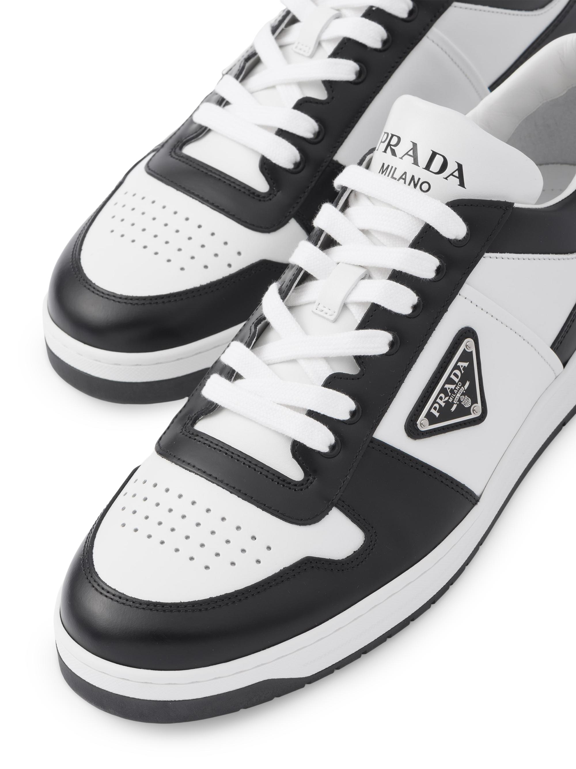 Prada Men's Downtown Leather Sneakers | Saks Fifth Avenue