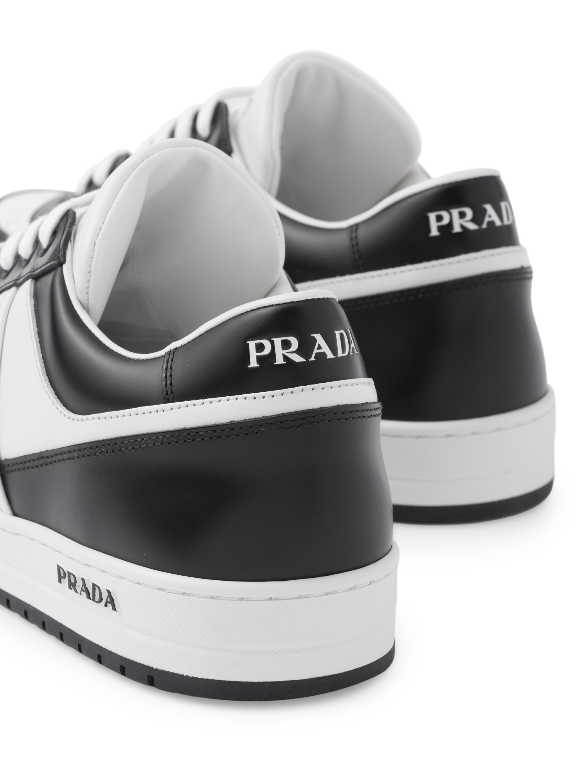 Prada Men's Downtown Leather Sneakers | Saks Fifth Avenue