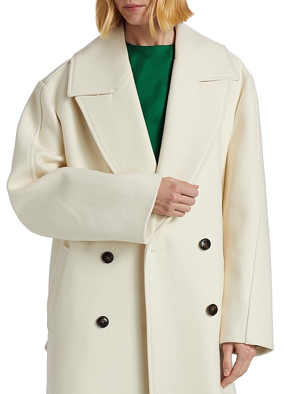 Shop Róhe Oversized Double-Breasted Coat | Saks Fifth Avenue Shop Róhe Oversized Double-Breasted Coat | Saks Fifth Avenue