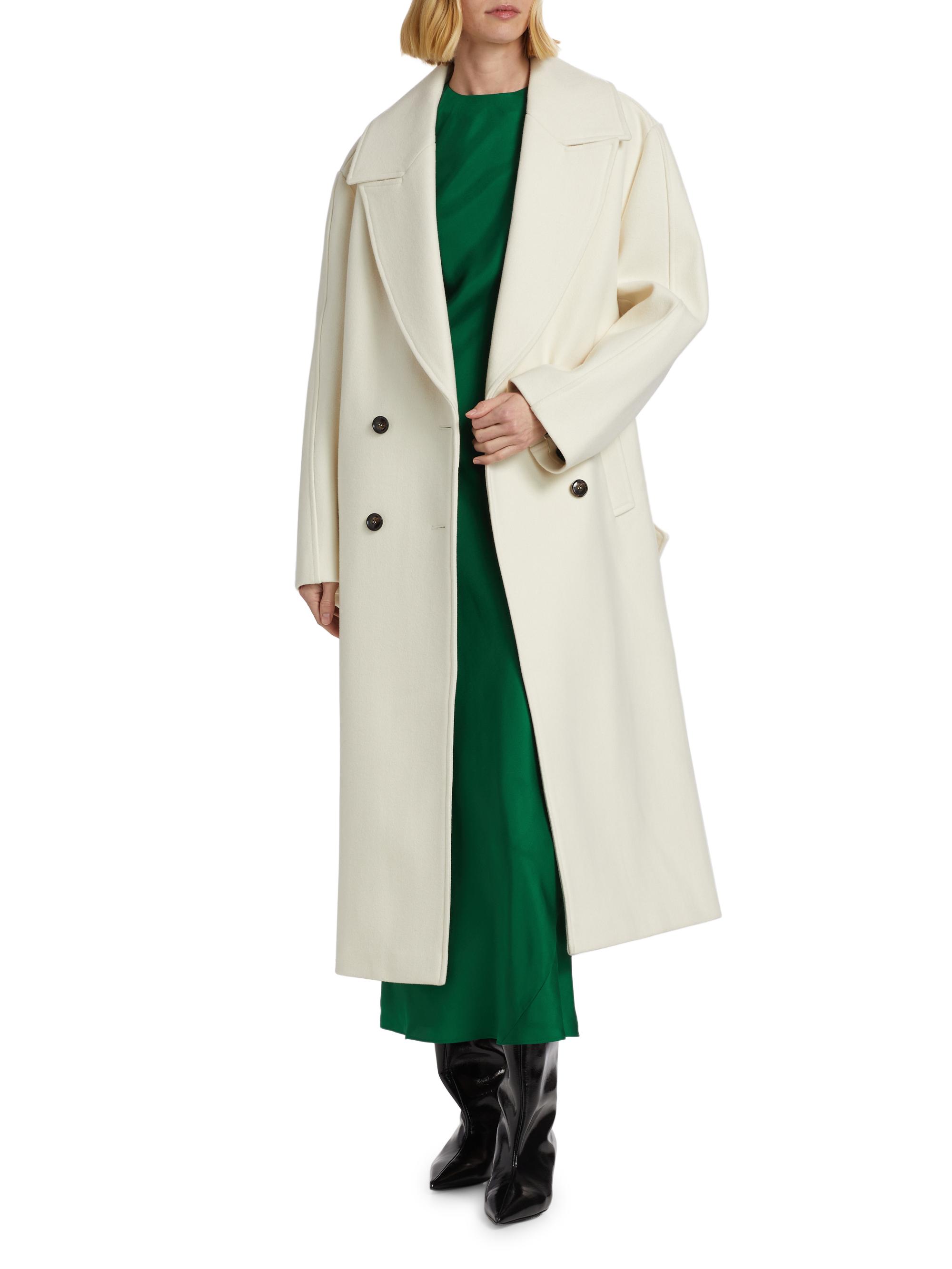 Róhe Oversized Double-Breasted Coat | Saks Fifth Avenue