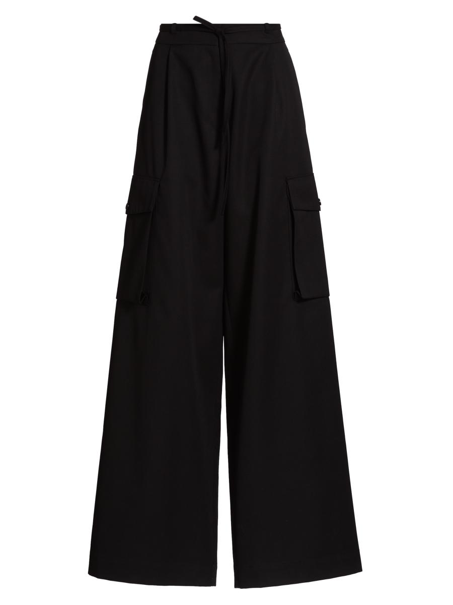 Rohe Women's Tailored Cargo Trousers In Black