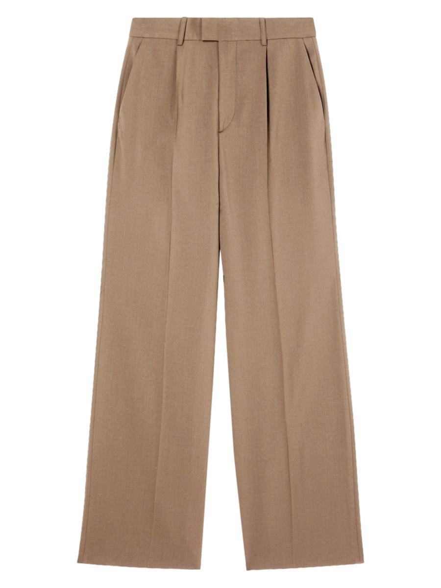 Shop Róhe Relaxed Single-Pleated Trousers | Saks Fifth Avenue Shop Róhe Relaxed Single-Pleated Trousers | Saks Fifth Avenue