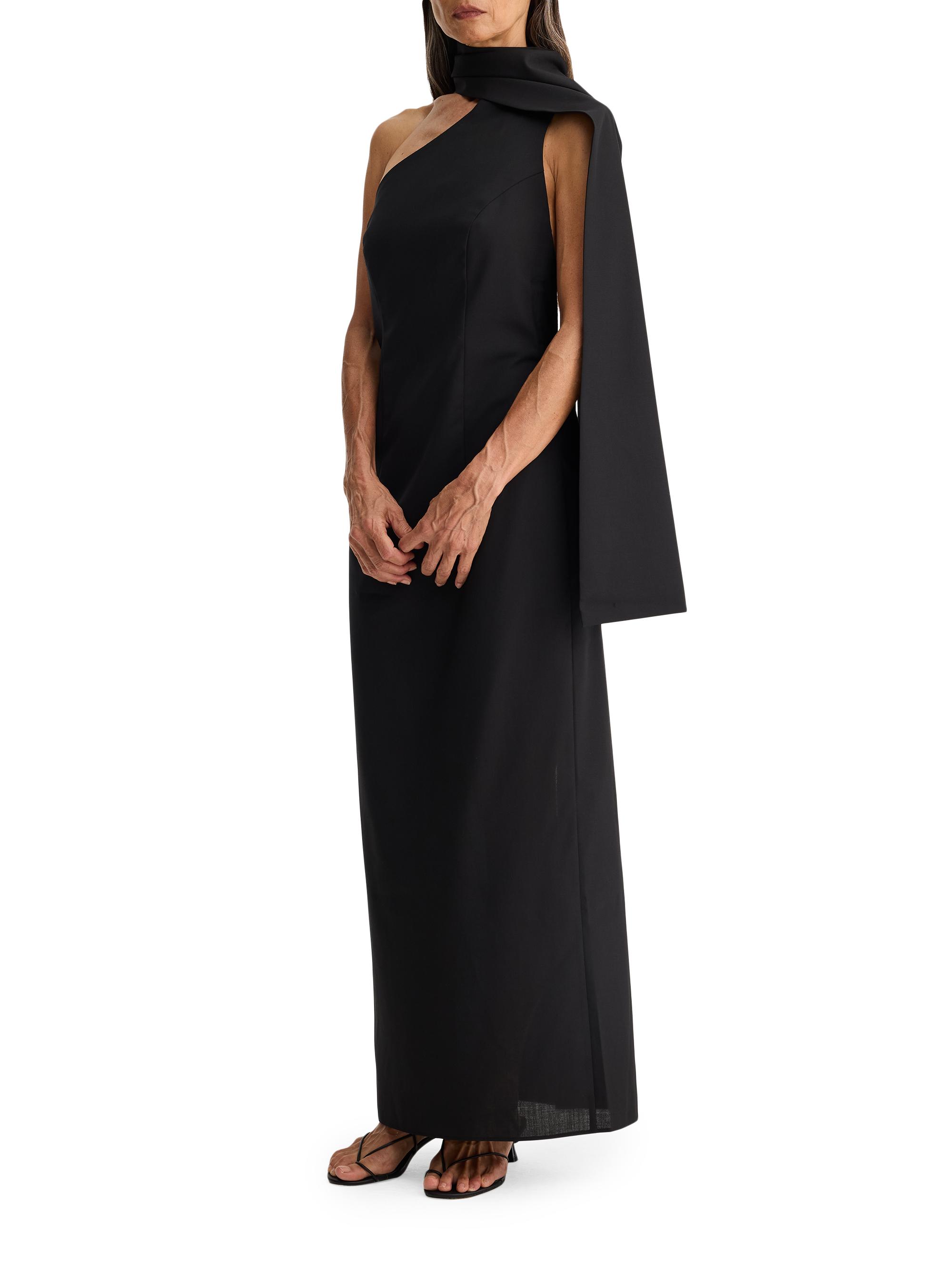 Scarf Open Back Dress