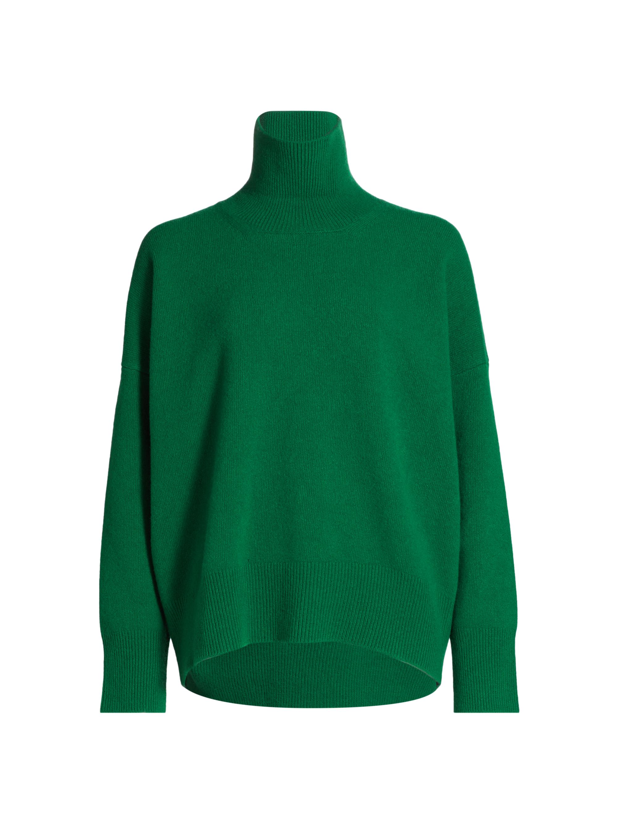 Róhe Women's Classic Turtleneck Sweater - Emerald