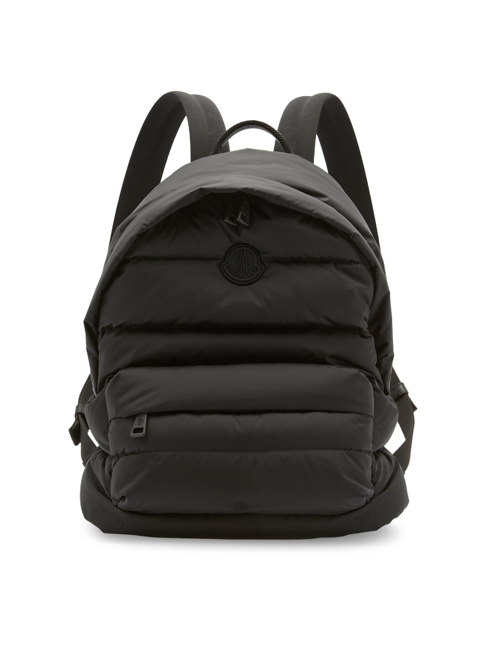 Moncler Men's New Pierrick Doudoune Down Padded Backpack - Black