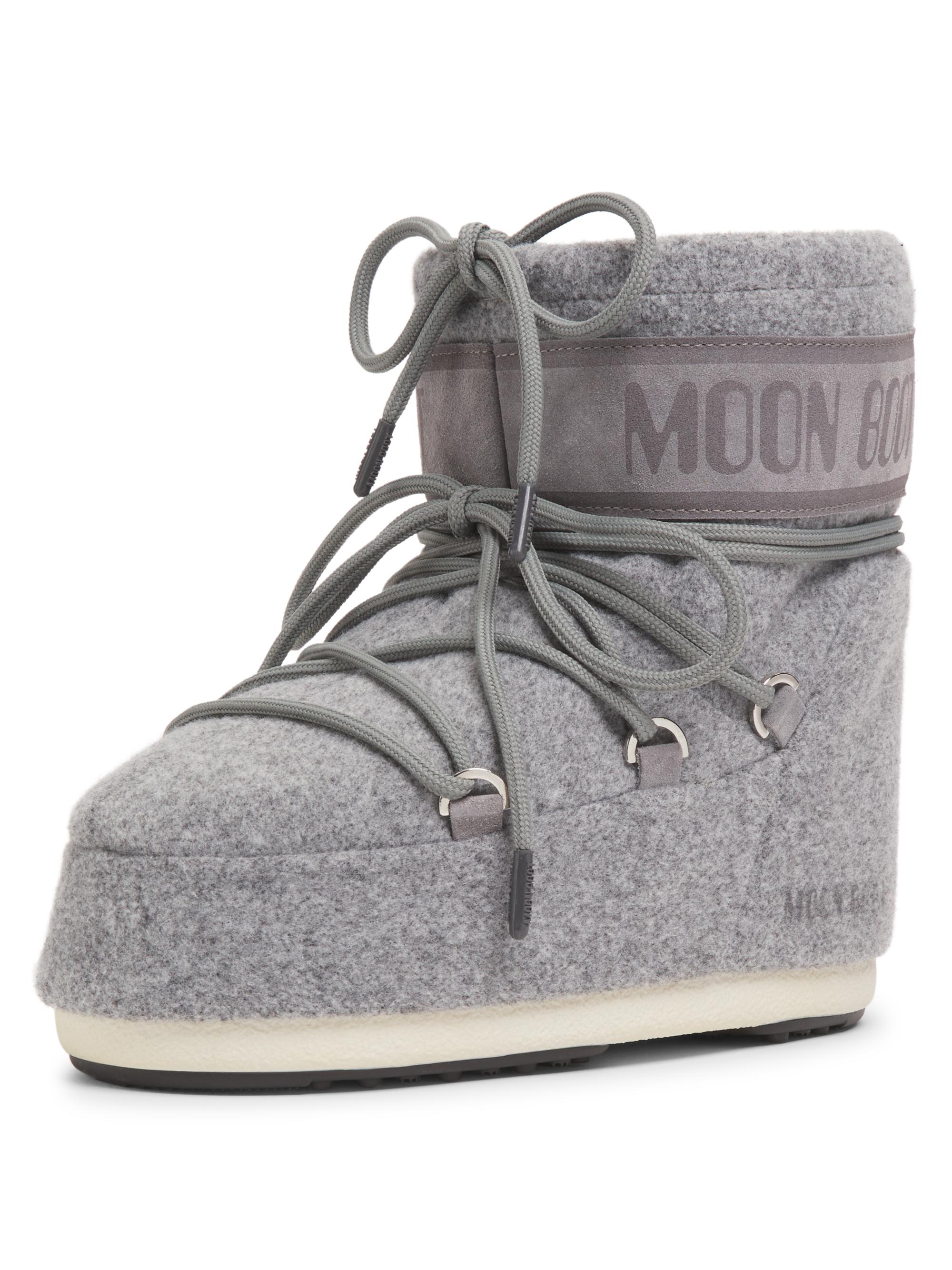 MOON BOOT スノーブーツ　フォックスファー　ITALY発ルーマニア製 イタリアのムーンブーツ本格上陸。月を歩くと思いきや、本当は雪