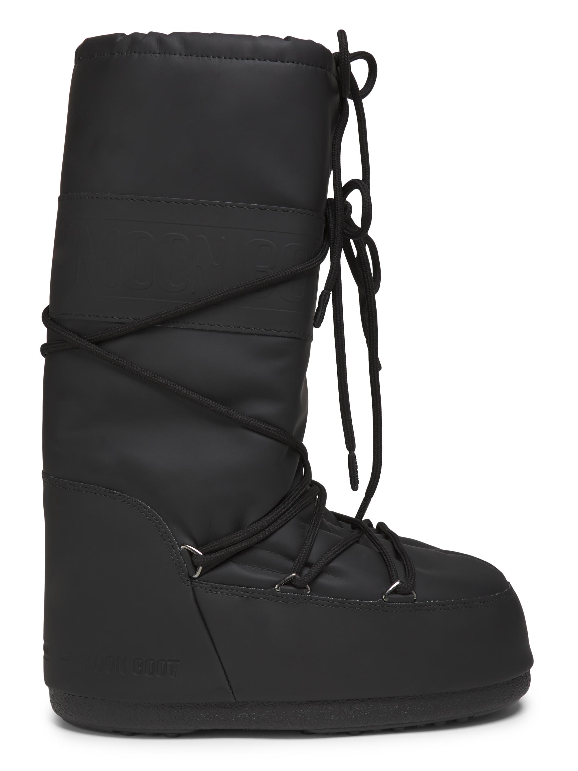 み　Moon Boot Glance ブラック スノーブーツ み Moon Boot Glance ブラック スノーブーツ Moon Boot Unisex Icon
