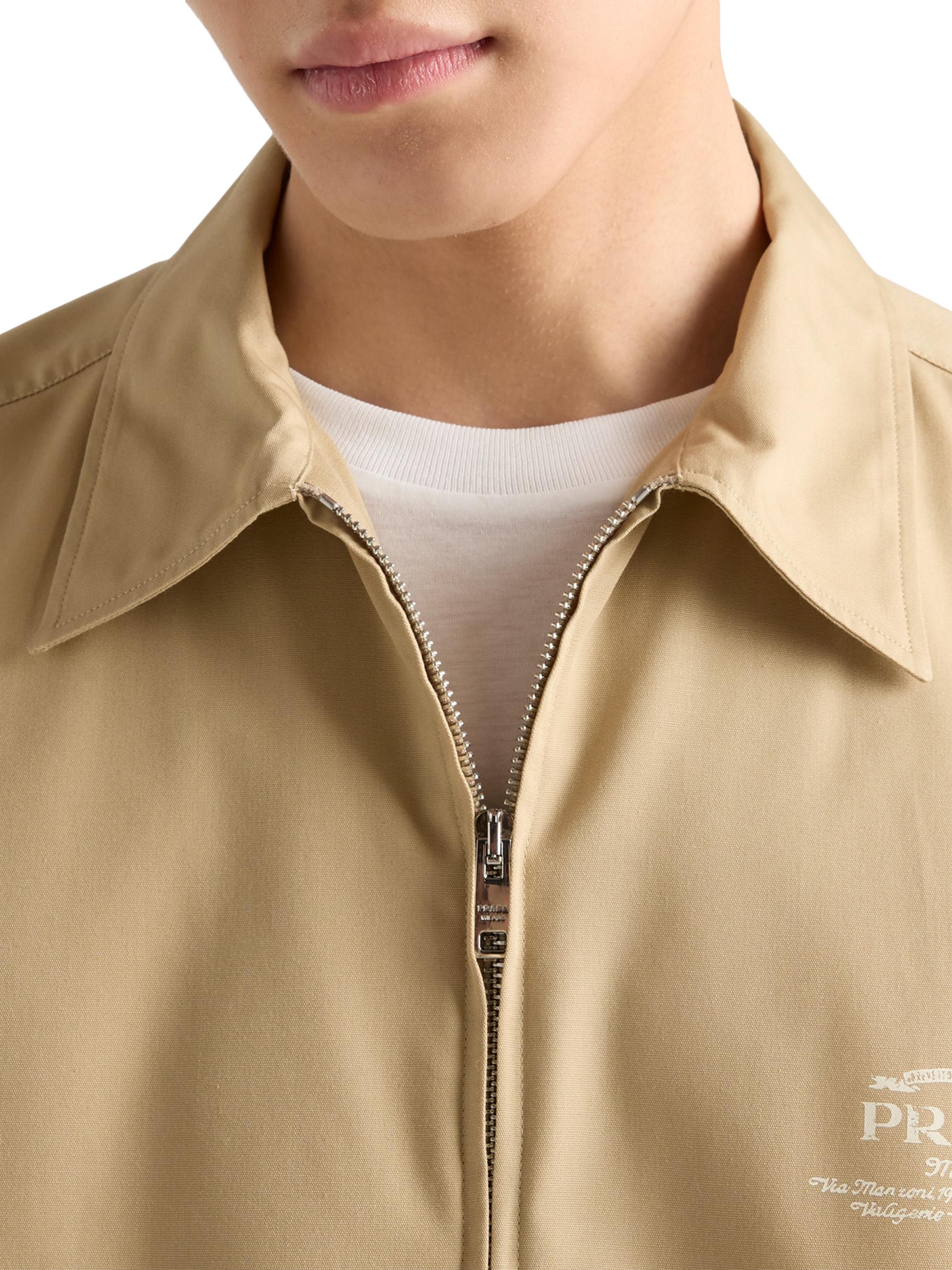 Prada Short-Sleeved Technical Cotton Shirt | Saks Fifth Avenue